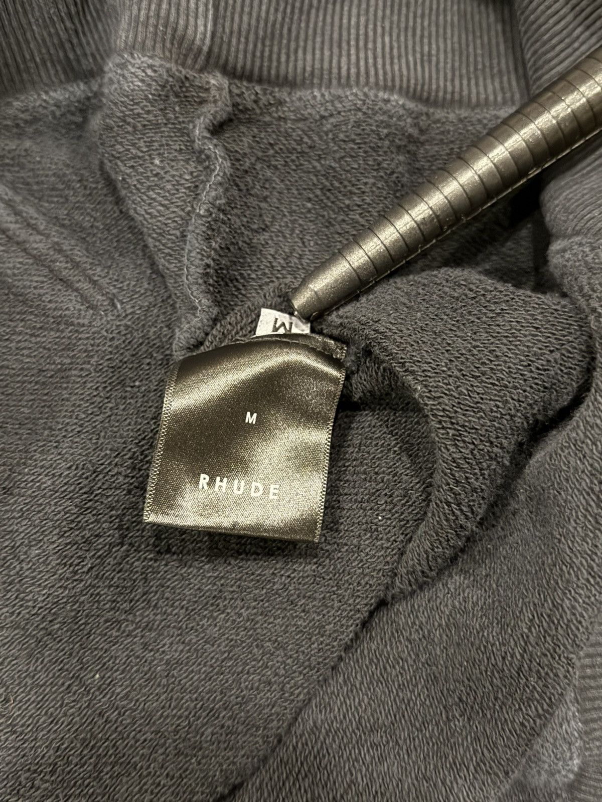 Rhude Rhude Chateau Logo Black Hoodie Without Rhegards To Expense Size US M / EU 48-50 / 2 - 8 Thumbnail
