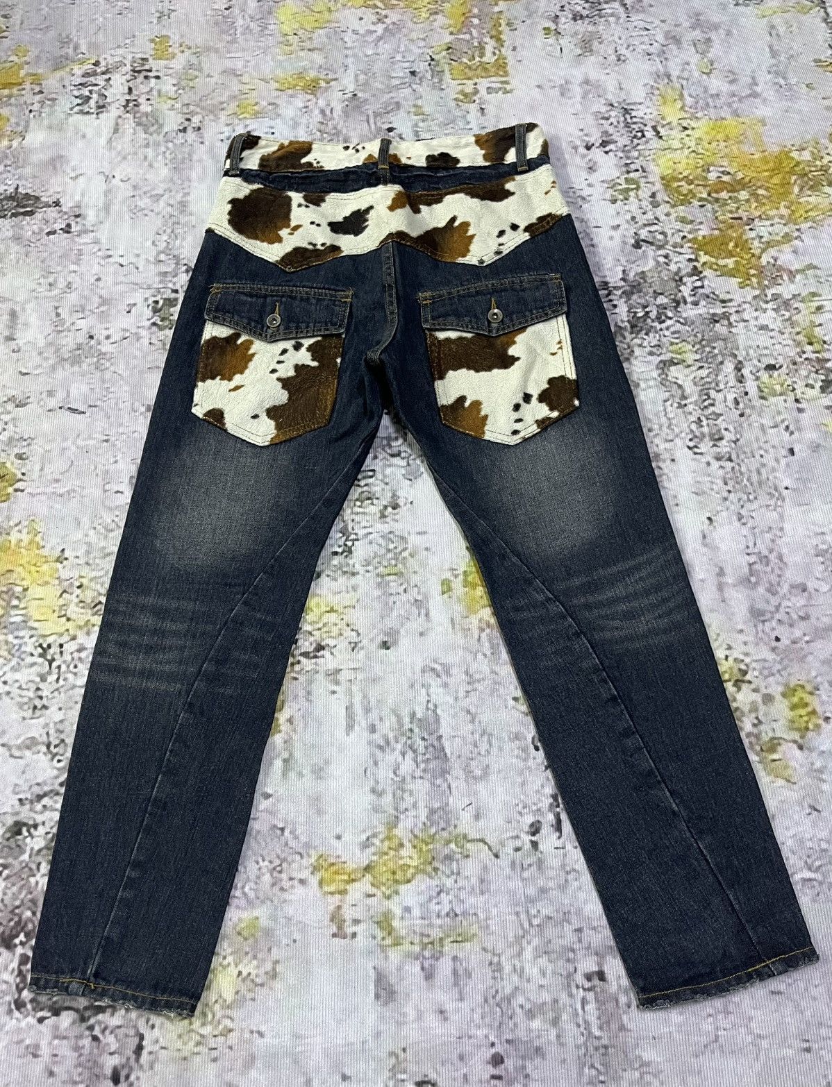 If Six Was Nine × Japanese Brand × Vintage Distressed Japan Jeans Cattle Drive Velvet Back Pocket Size US 31 - 2 Thumbnail