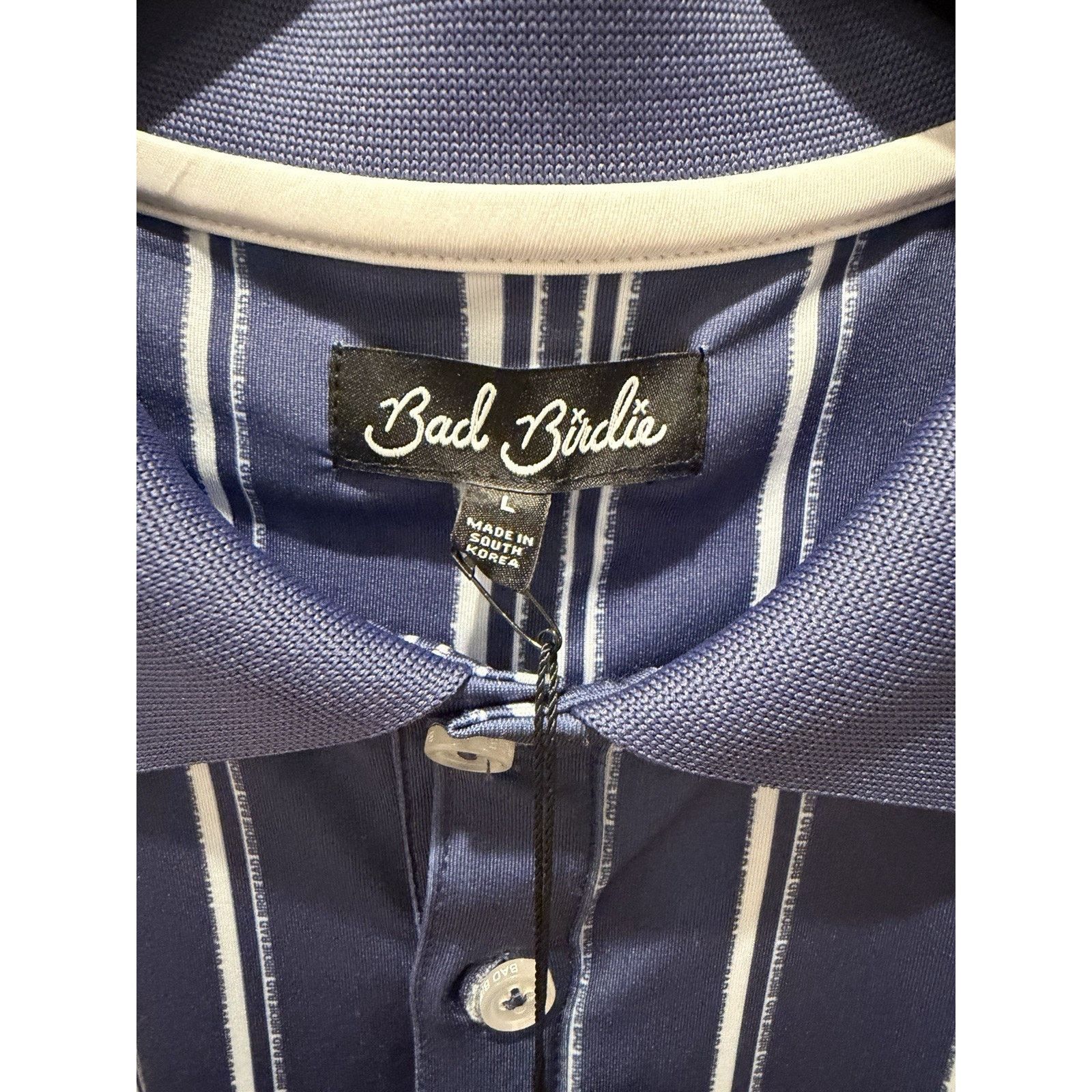 Bad Birdie NWT Bad Birdie L Ridge Polo “Winning Streak” Cobalt Size US L / EU 52-54 / 3 - 4 Thumbnail