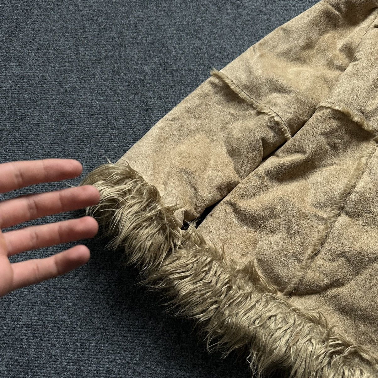 Japanese Brand VTG Japanese Style Women’s Sheepskin Coat Winter Jacket Size M / US 6-8 / IT 42-44 - 14 Thumbnail