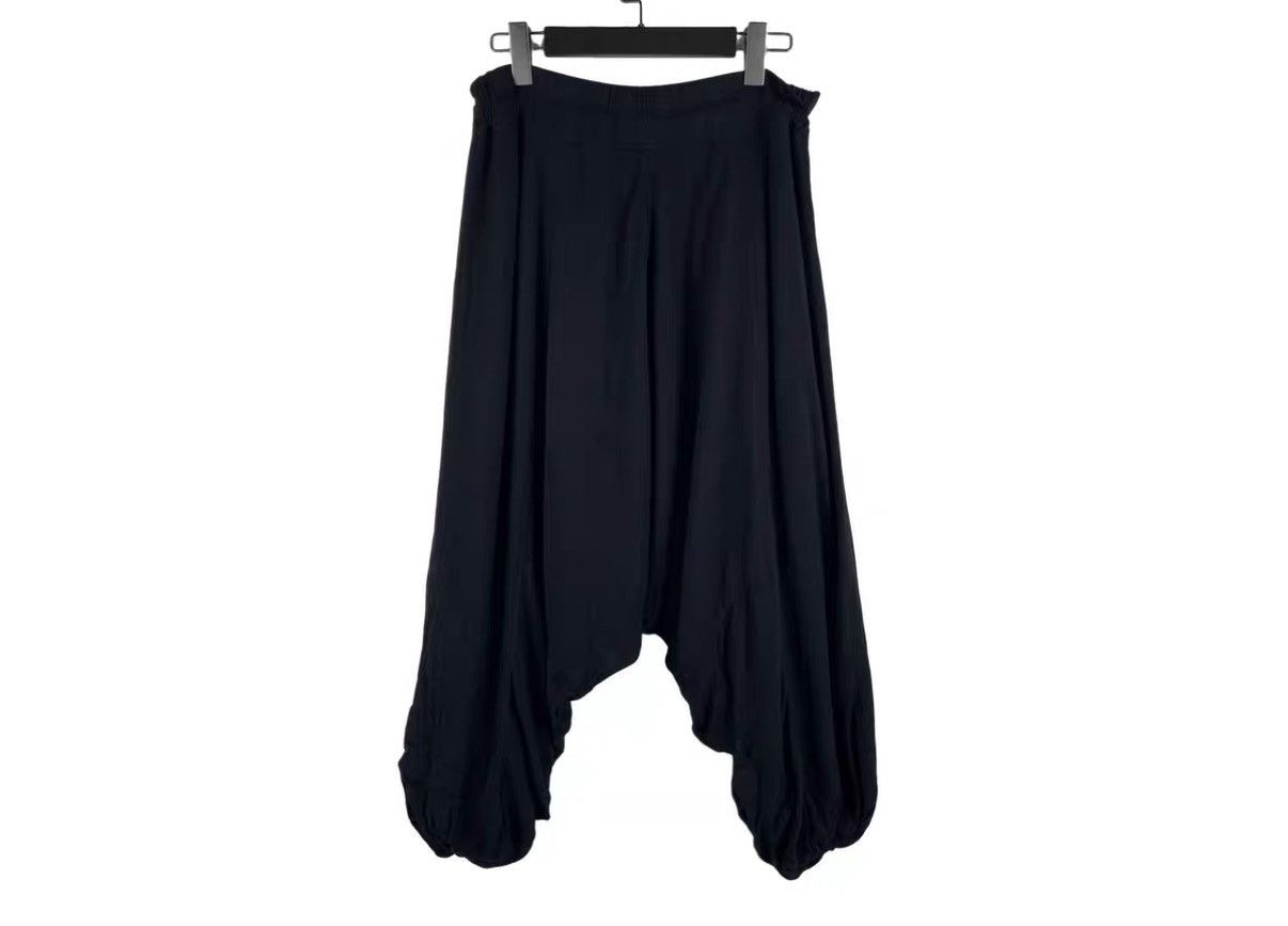 Julius Julius_7 13FW Wool-Silk Blend Drop Crotch Pants J31 Size US 34 / EU 50 - 2 Thumbnail