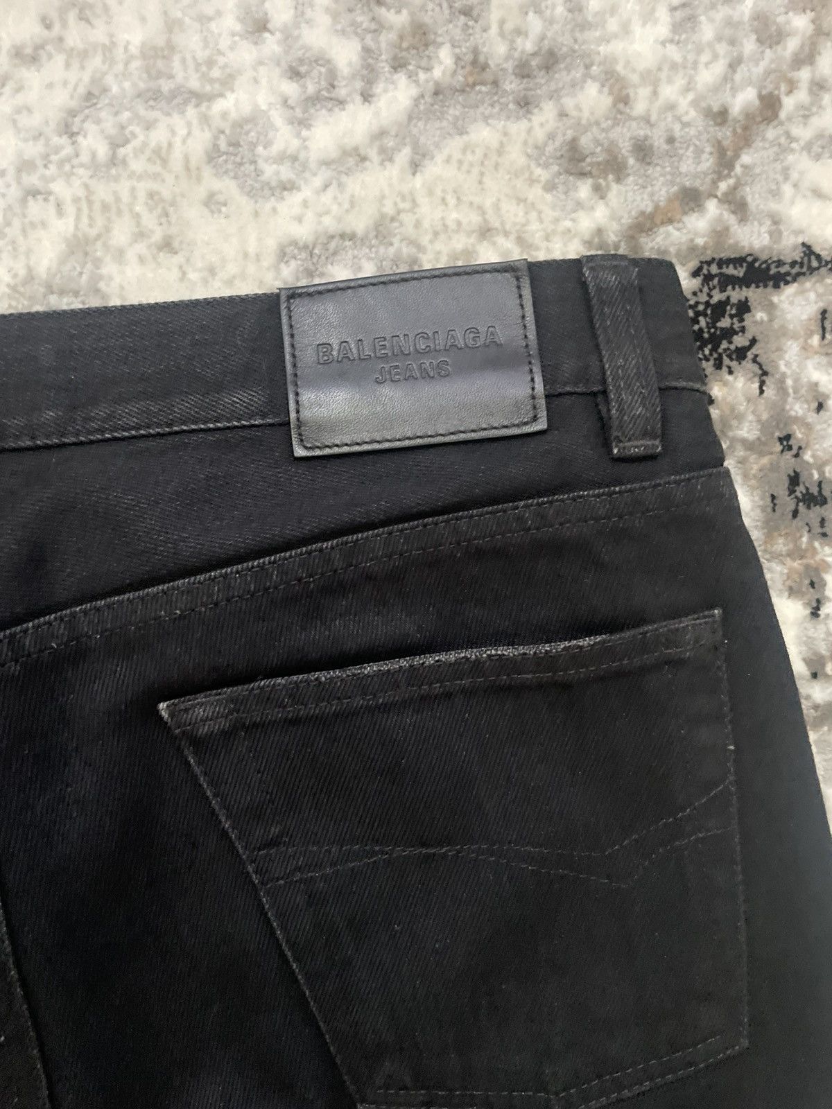 Balenciaga Balenciaga FW22 Lost Tape Black Denim Size US 30 / EU 46 - 5 Thumbnail