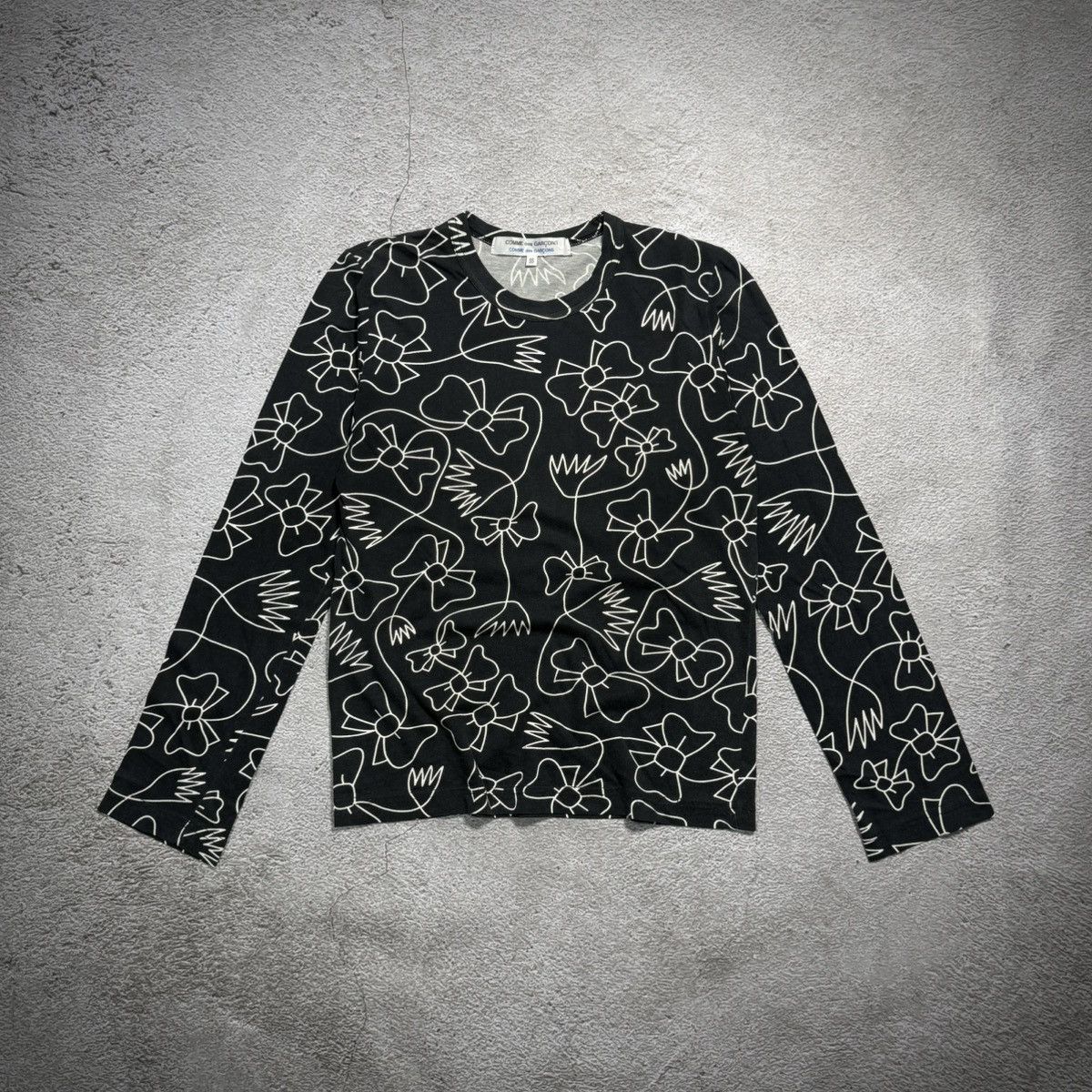 Comme des Garcons COMME DES GARCONS Fullprint Longsleeve Size XXS / US 00 / IT 34 - 1 Thumbnail