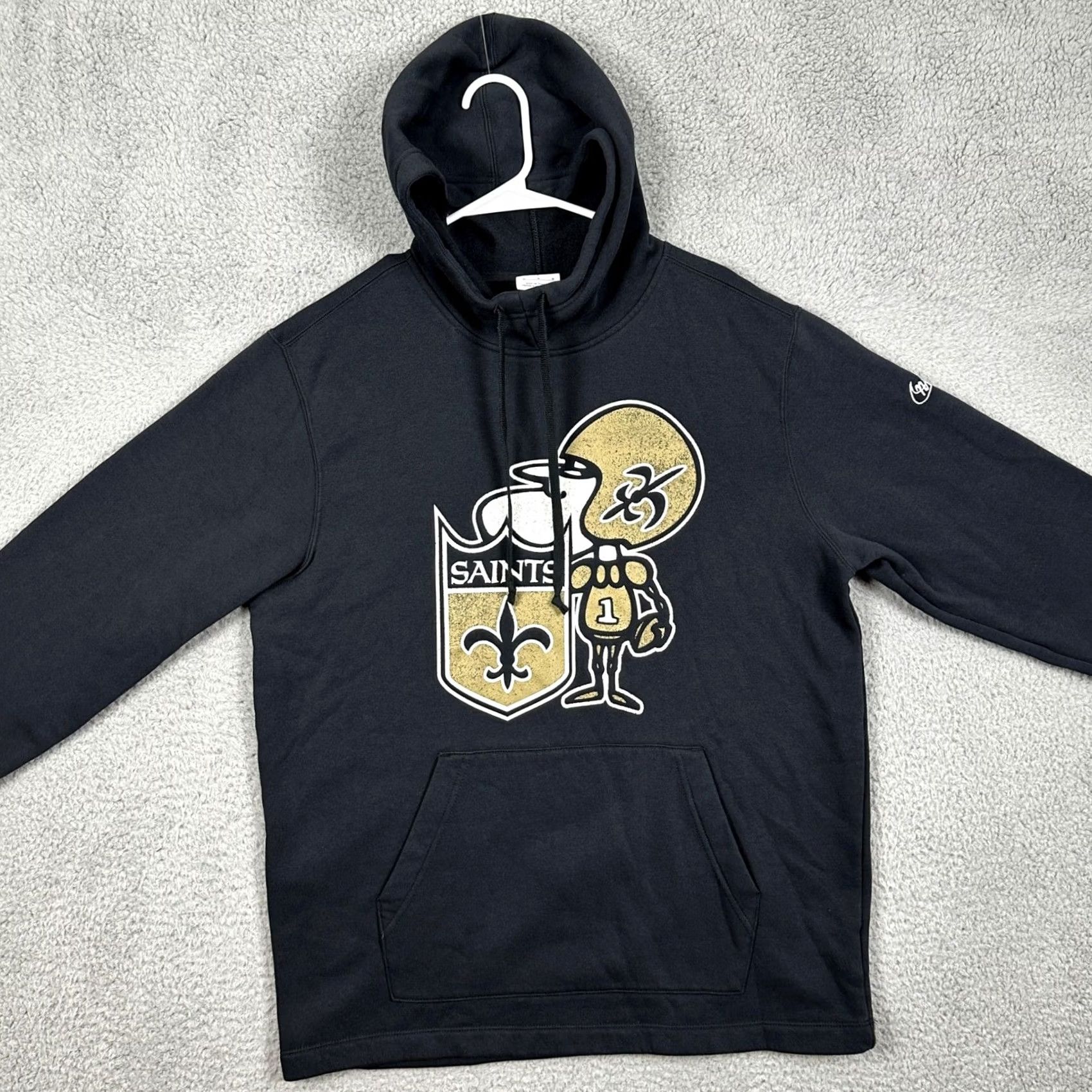 Nike VINTAGE NFL New Orleans Saints Mens Medium Sweatshirt Hoodie Black Nike EUC Size US M / EU 48-50 / 2 - 3 Thumbnail