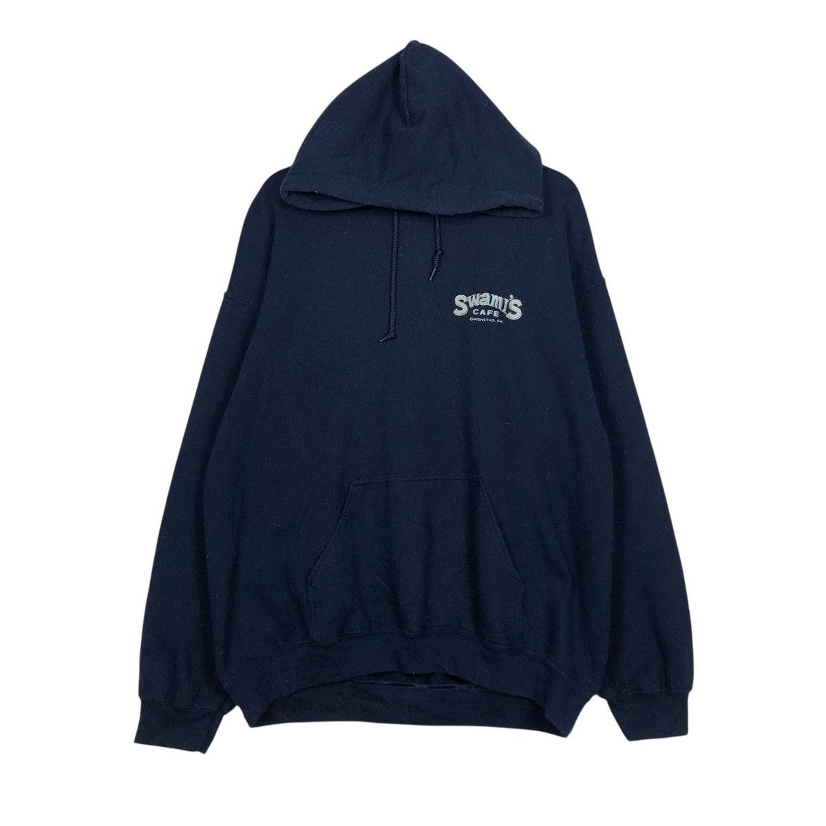 Gildan 📌Vintage Hoodie Pull Over Swami's Cafe Big Logo Size US L / EU 52-54 / 3 - 2 Thumbnail