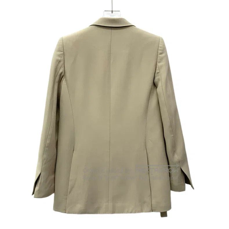 Fendi Fendi Khaki lapel belt long sleeve business suit jacket Size 4XL / US 24-26 - 2 Thumbnail