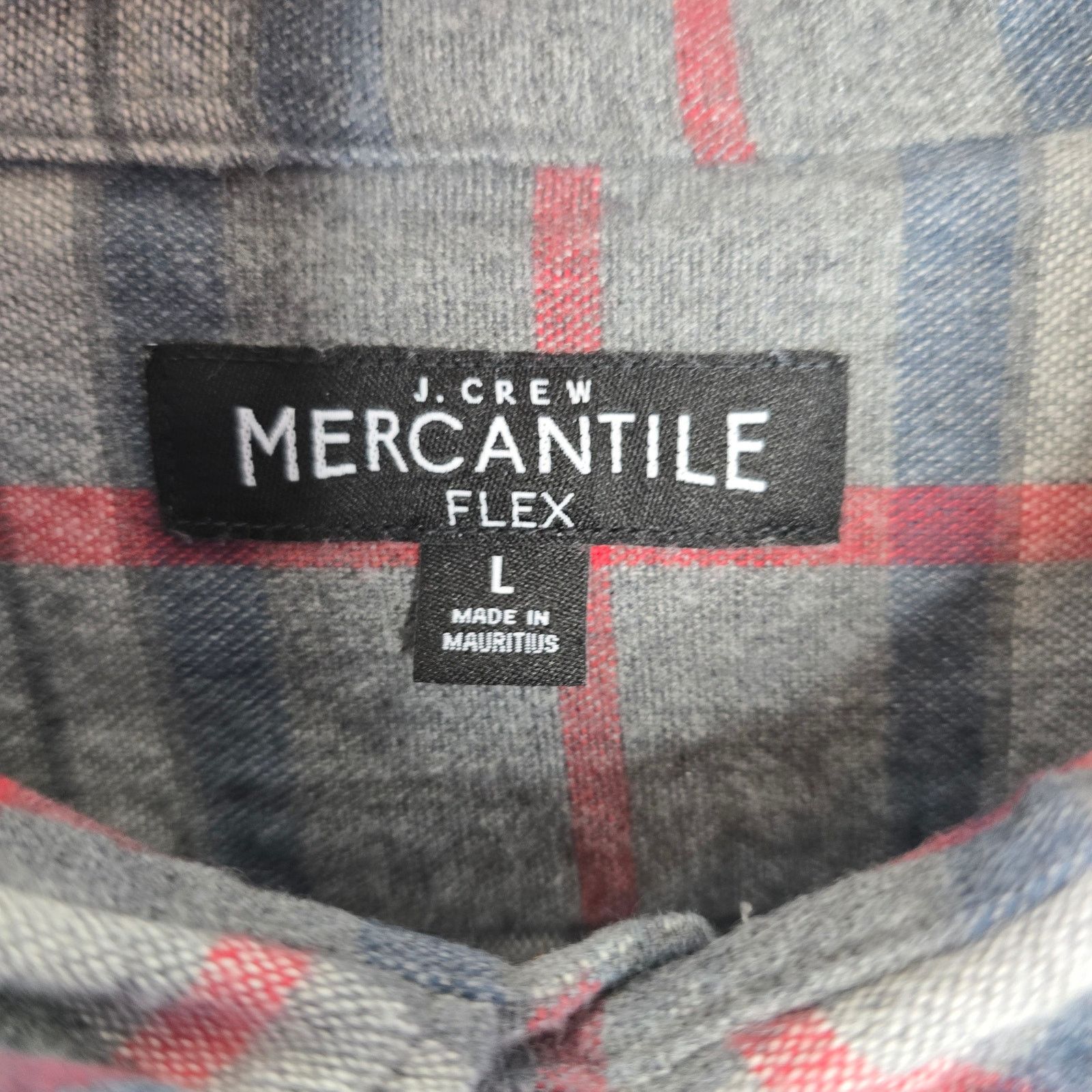 J.Crew J. Crew Mercantile Flex Plaid Button-Up Shirt Size Large Size US L / EU 52-54 / 3 - 3 Thumbnail