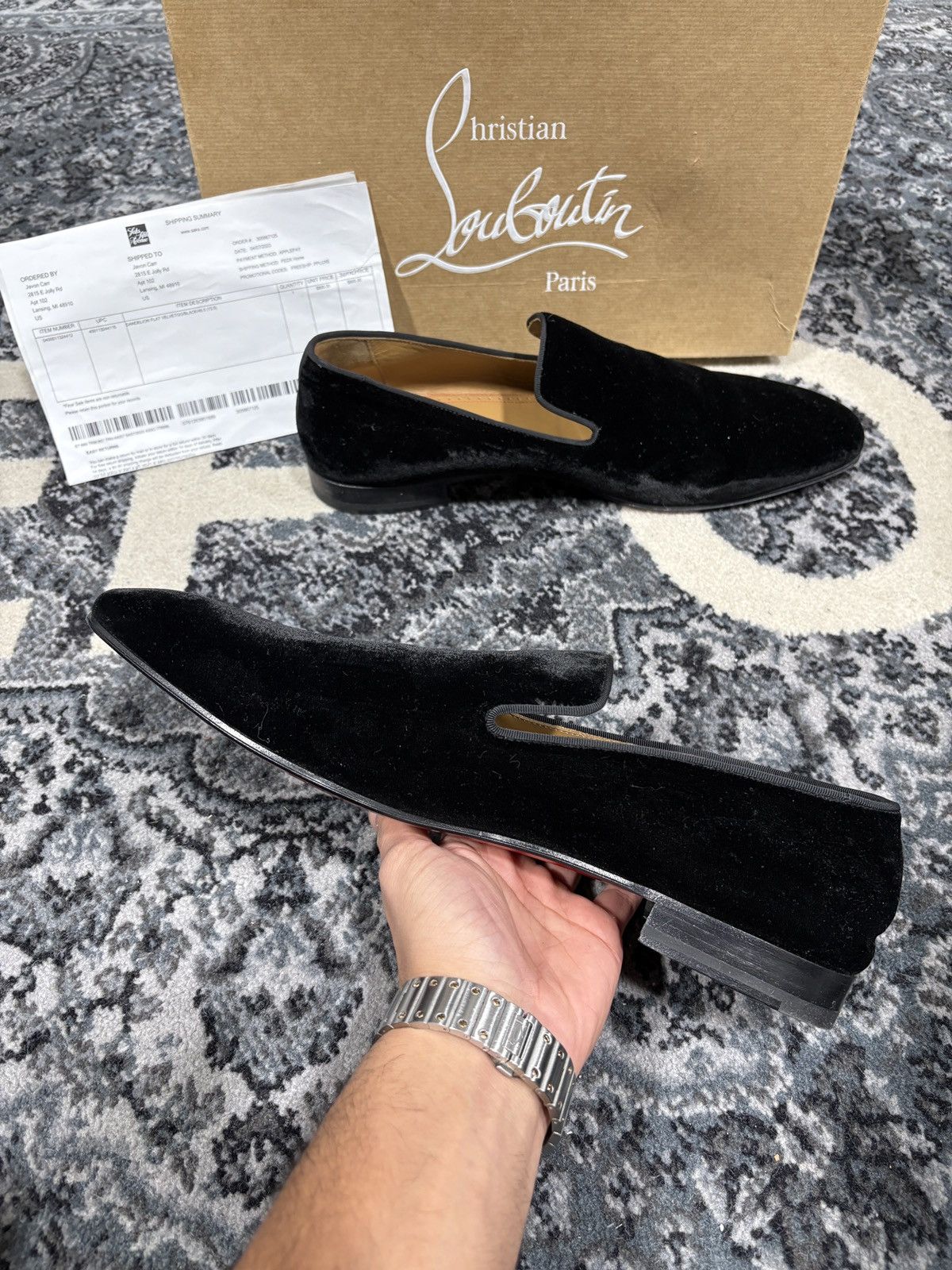 Christian Louboutin Red bottom dress shoes size 13.5US/46.5EU Size US 13 / EU 46 - 3 Thumbnail