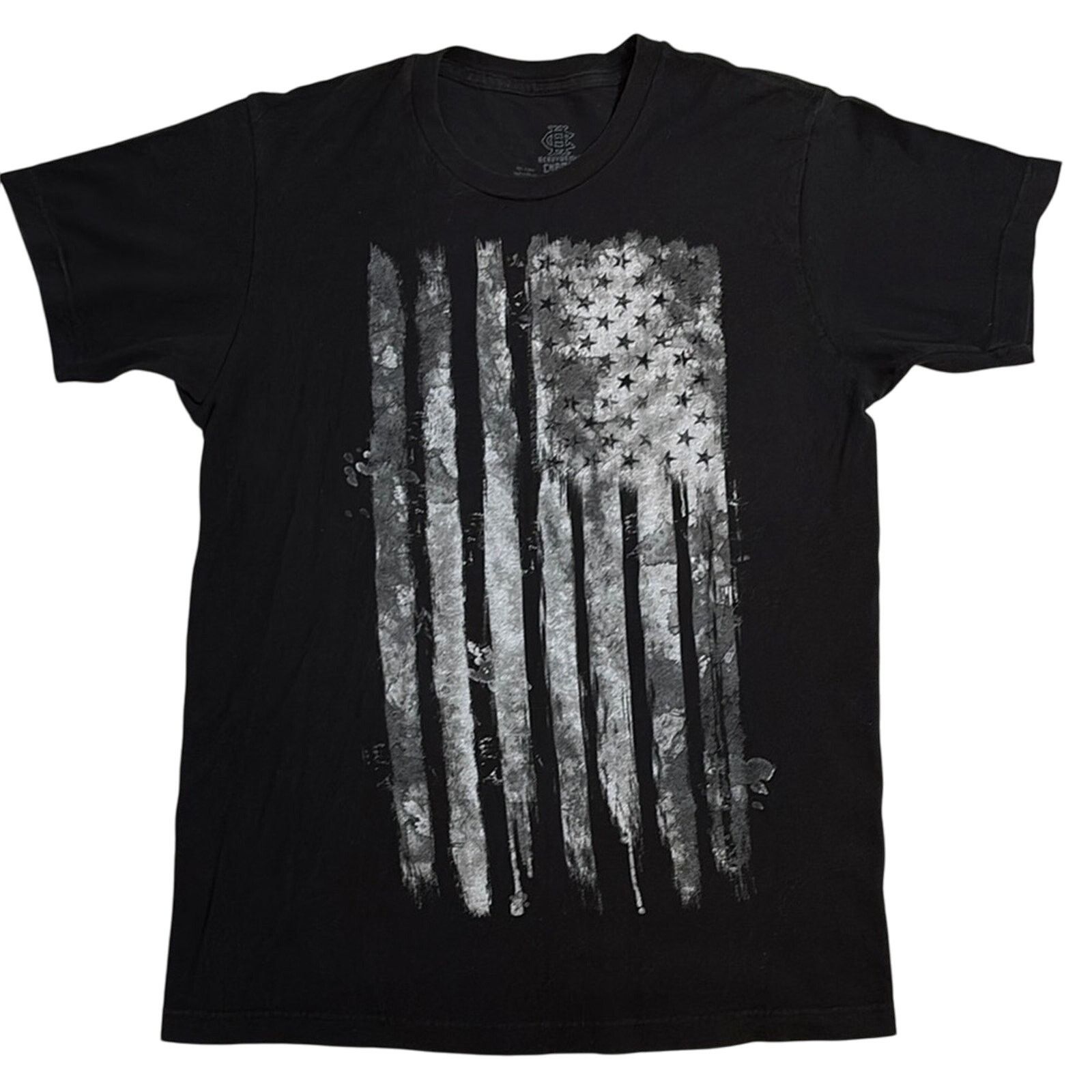The Unbranded Brand Black Graphic American Flag t-shirt Size Medium Size US M / EU 48-50 / 2 - 1 Thumbnail
