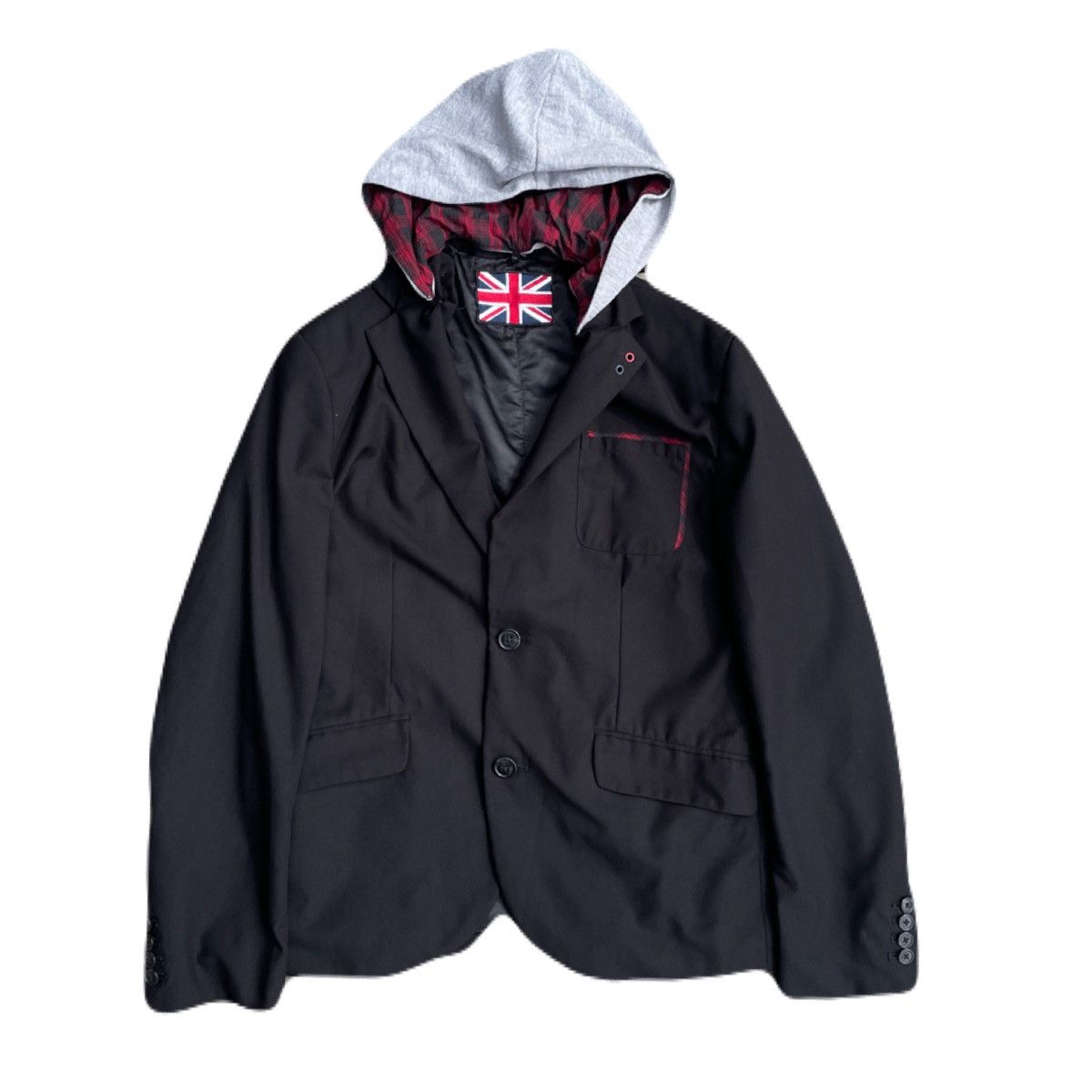 If Six Was Nine 2000s Japanese archive Vkei Docking Tailored Jacket Gyaruo Size US M / EU 48-50 / 2 - 2 Thumbnail
