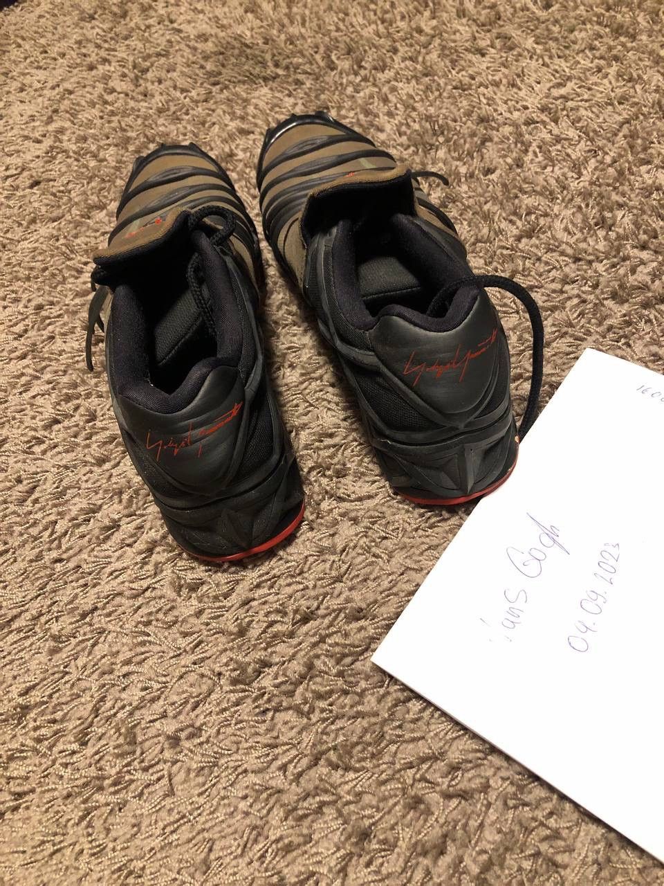 Y-3 × Yohji Yamamoto Yohji Yamamoto AW01 Tenet Flower Adidas Black Size US 8 / EU 41 - 4 Thumbnail