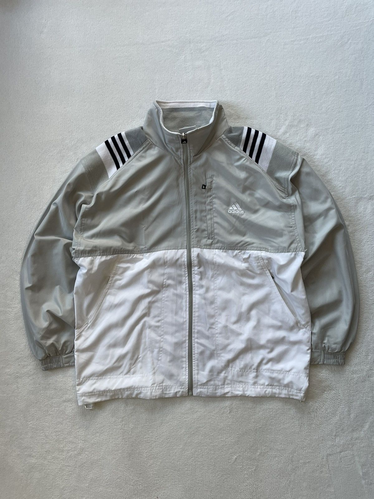 Adidas × Vintage 🫒 ADIDAS RETRO TRACKSUIT JACKET + PANTS Y2K 90’s Size US L / EU 52-54 / 3 - 2 Thumbnail