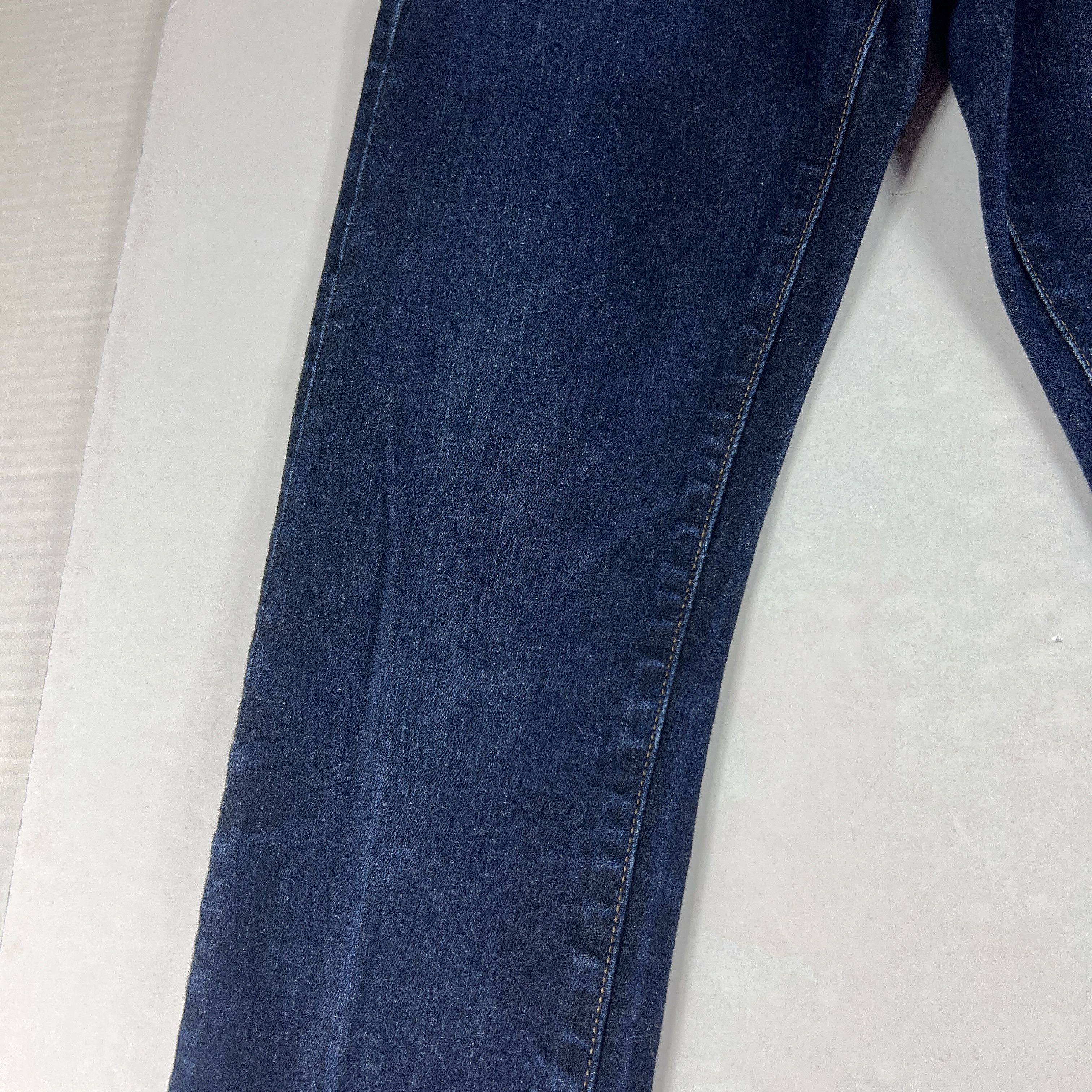 Uniqlo Uniqlo Jean Skinny Tapered Selvedge Kaihara Dark Blue Denim Size US 30 / EU 46 - 4 Thumbnail
