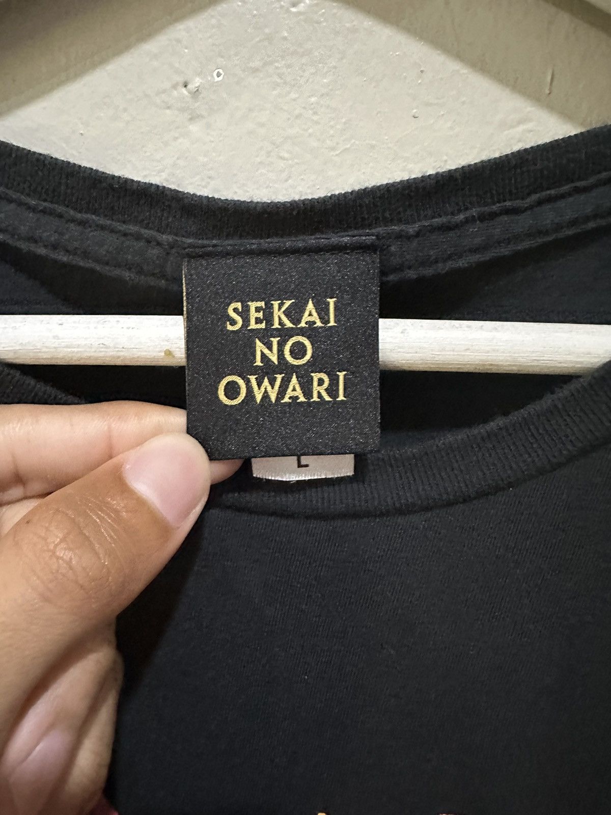 Band Tees Sekai No Owari x Band tees Size US L / EU 52-54 / 3 - 3 Thumbnail