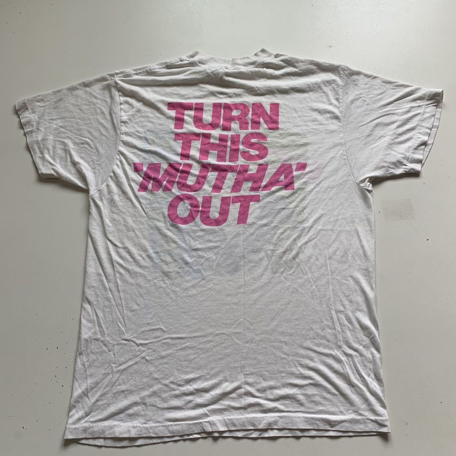 Rap Tees × Vintage Vintage 80s 1989 MC Hammer Turn This Mutha Out T Shirt Large Size US M / EU 48-50 / 2 - 3 Thumbnail