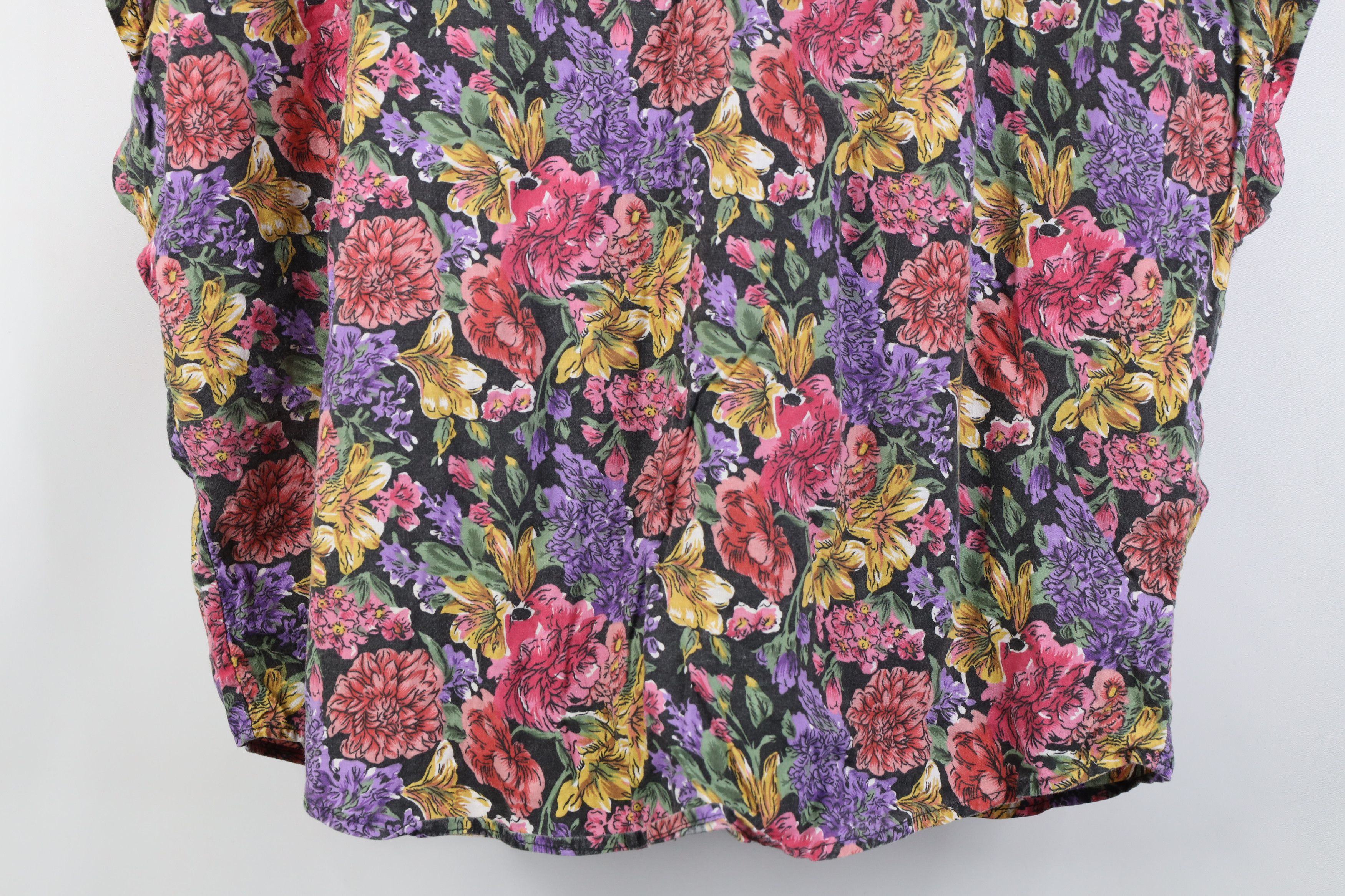 Vintage Vintage 80s 90s Streetwear Flower Dolman Sleeve Button Shirt Size S / US 4 / IT 40 - 12 Thumbnail