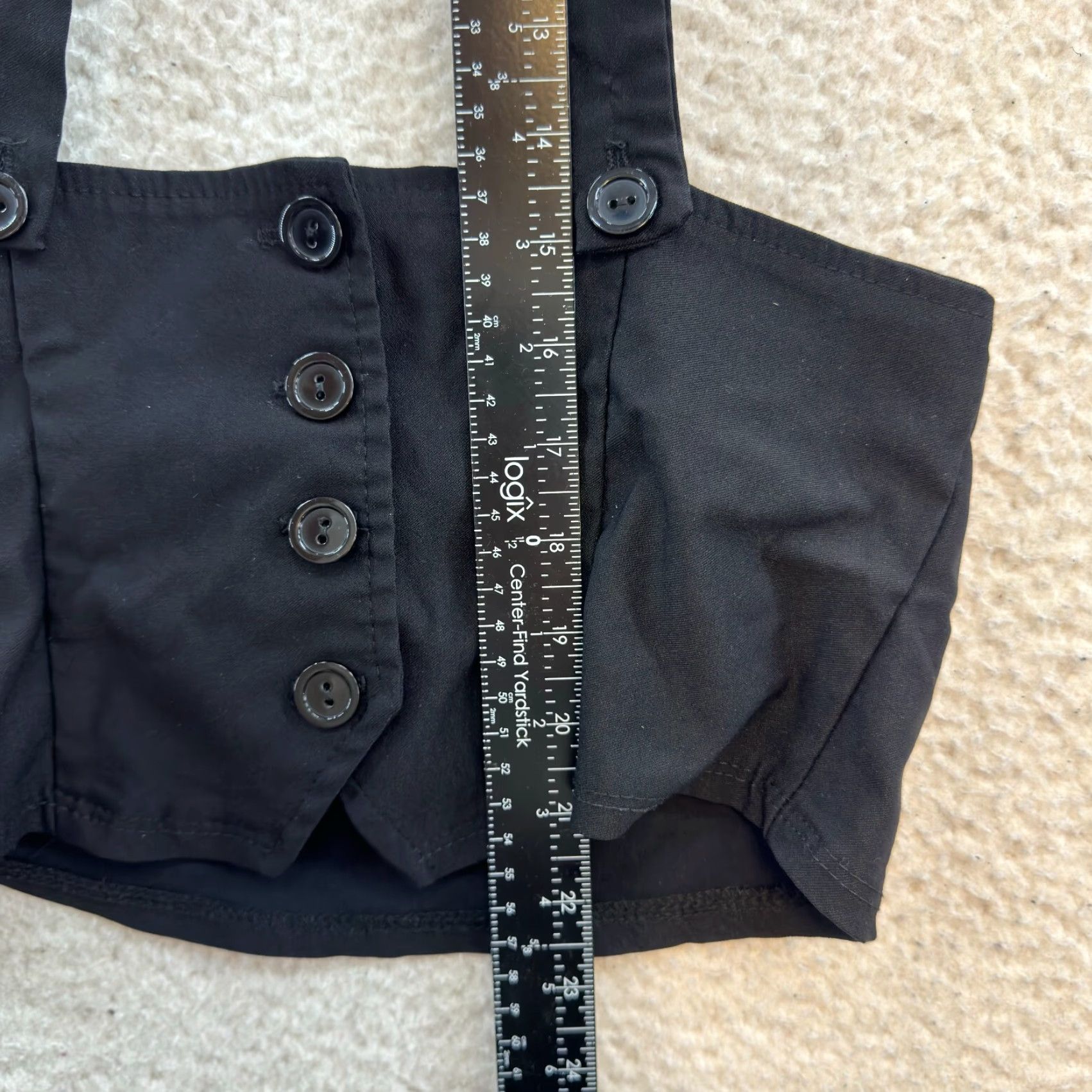 Vintage VINTAGE Y2K Jeknit Vest Top L Black Waist Girdle Punk Goth Emo Alice Cullen Mall Shirt Mens/ Womens Size L / US 10 / IT 46 - 5 Thumbnail