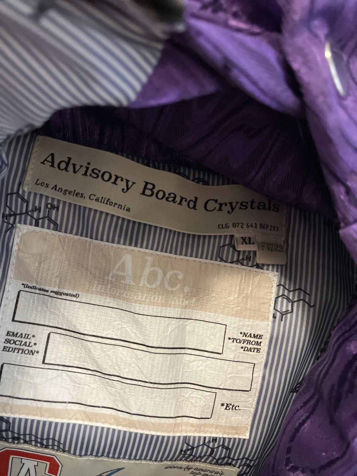 Advisory Board Crystals Advisory Board Crystals Moire Puffer Coat Purple (2023) Size US XL / EU 56 / 4 - 4 Thumbnail