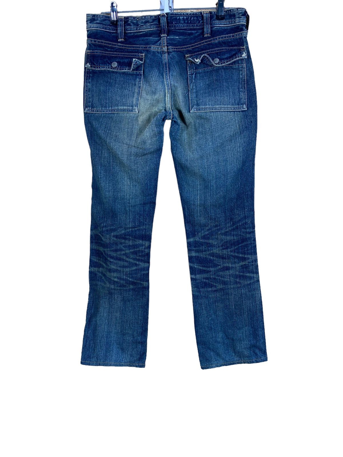 Spellbound MADE IN JAPAN SPELLBOUND DISTRESSED DENIM BUSH PANT Size US 32 / EU 48 - 7 Thumbnail