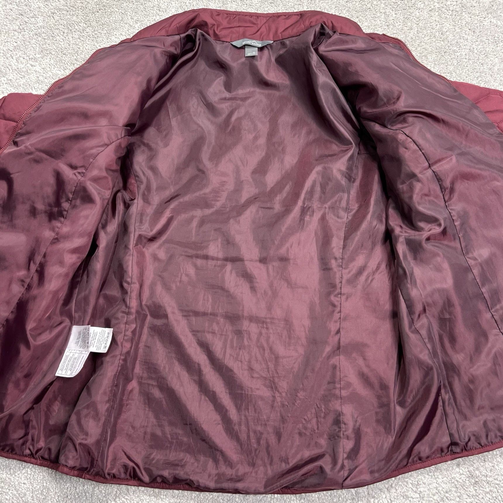 Eddie Bauer Eddie Bauer Jacket Women’s XL Maroon Red Full Zip Quilted Insulated Puffer Jacket Size XL / US 12-14 / IT 48-50 - 4 Thumbnail