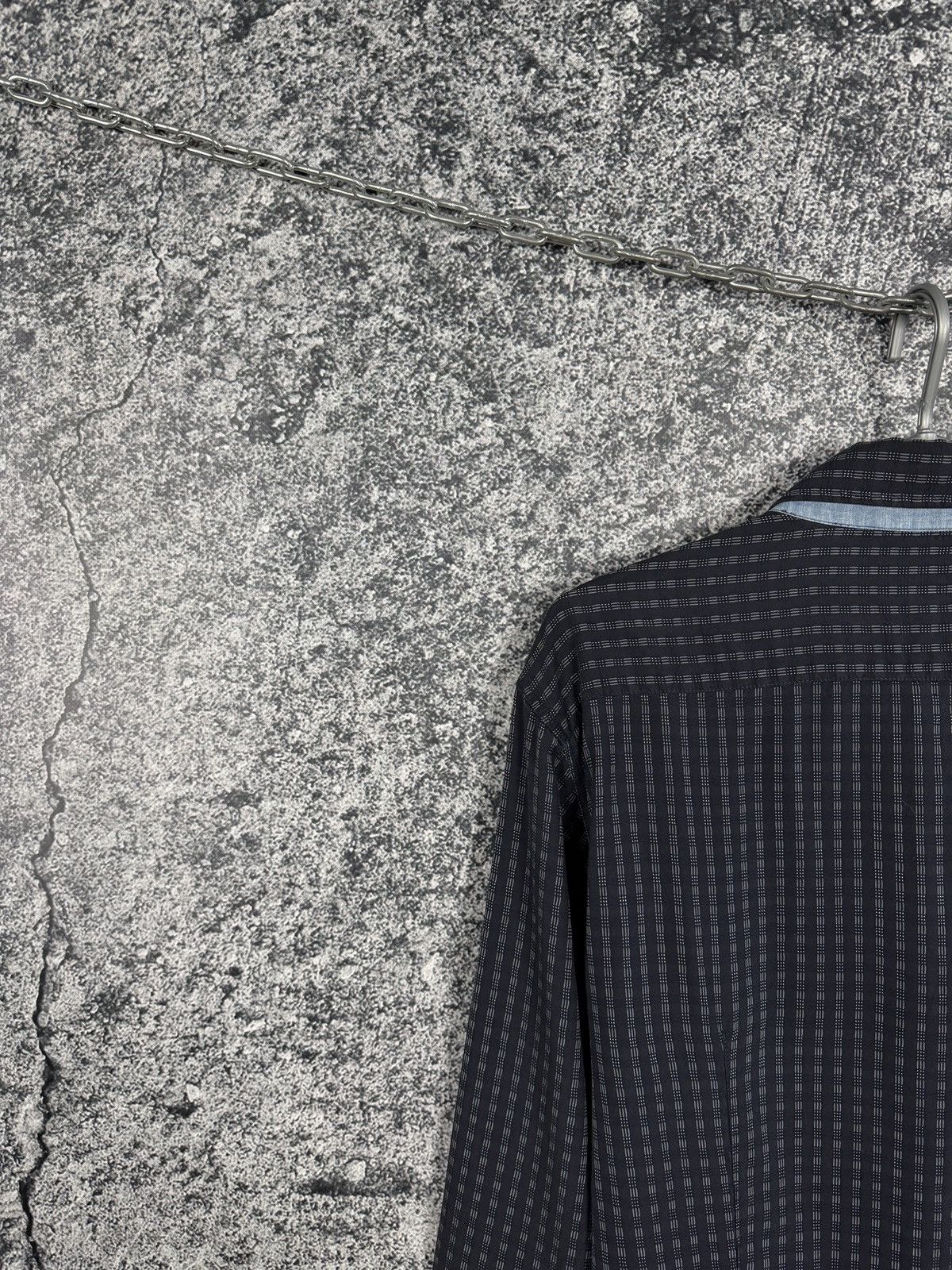 Armani Armani Jeans Long Sleeve Shirt Button Up AJ Check Pattern XL Size US XL / EU 56 / 4 - 11 Thumbnail
