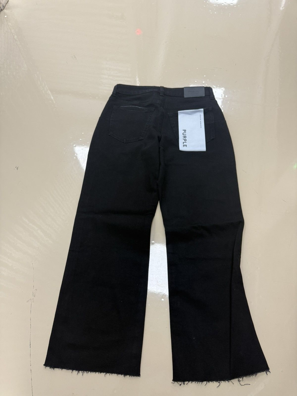 Other Purple Brand Slim Crop Rinse Black Jeans Size 26" / US 2 / IT 38 - 6 Thumbnail