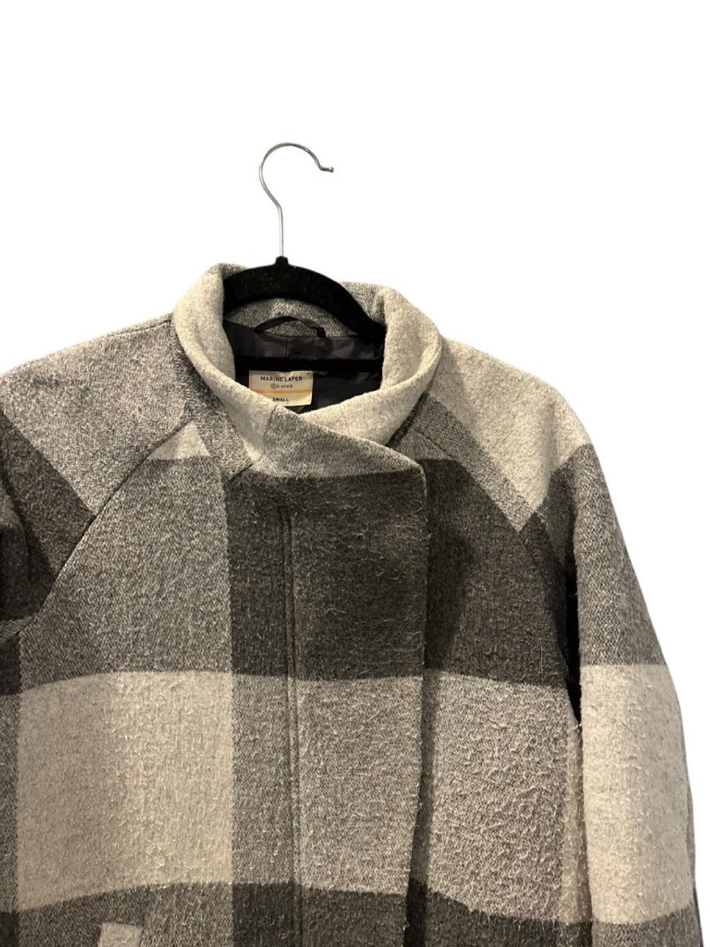 Marine Layer Marine Layer Stephanie Buffalo Check Coat Jacket Size Small Size S / US 4 / IT 40 - 5 Thumbnail
