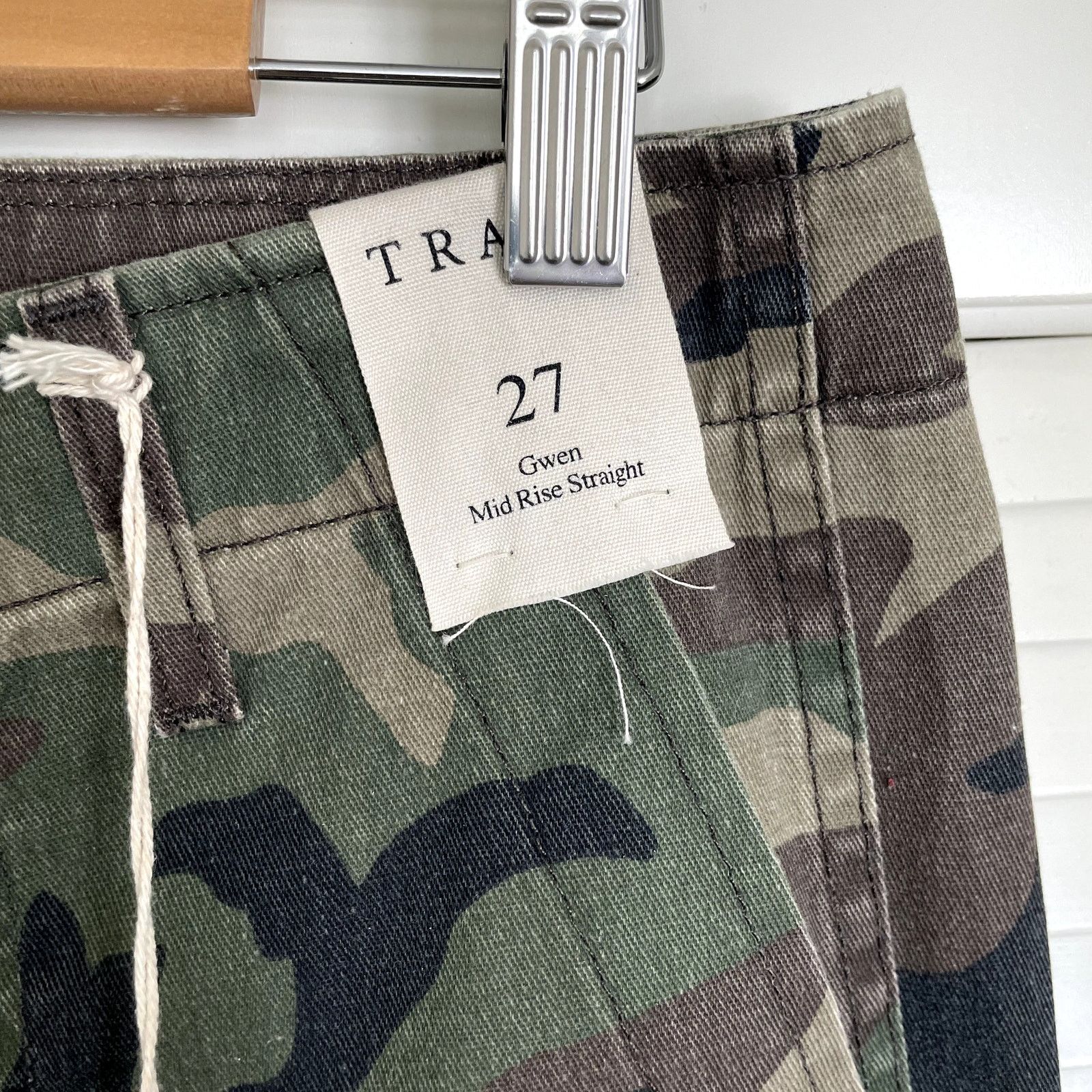 Other NWT Trave $278 Gwen The Big Battle Camo Pants 27 Deadstock Size 27" / US 4 / IT 40 - 6 Thumbnail