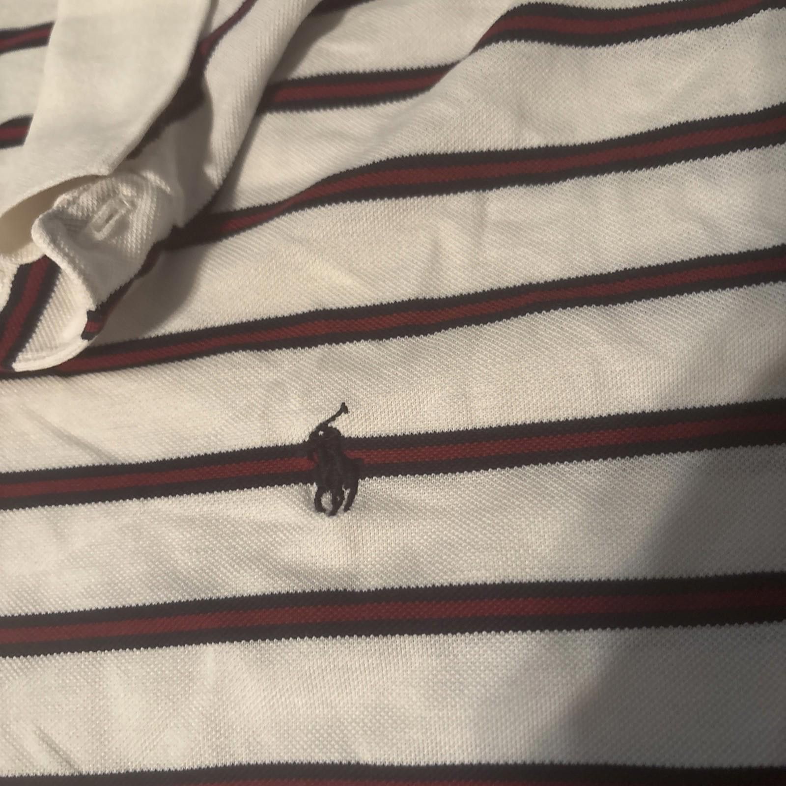 Other Polo Golf Ralph Lauren Polo Shirt Mens Size XL White Striped Size US XL / EU 56 / 4 - 3 Thumbnail
