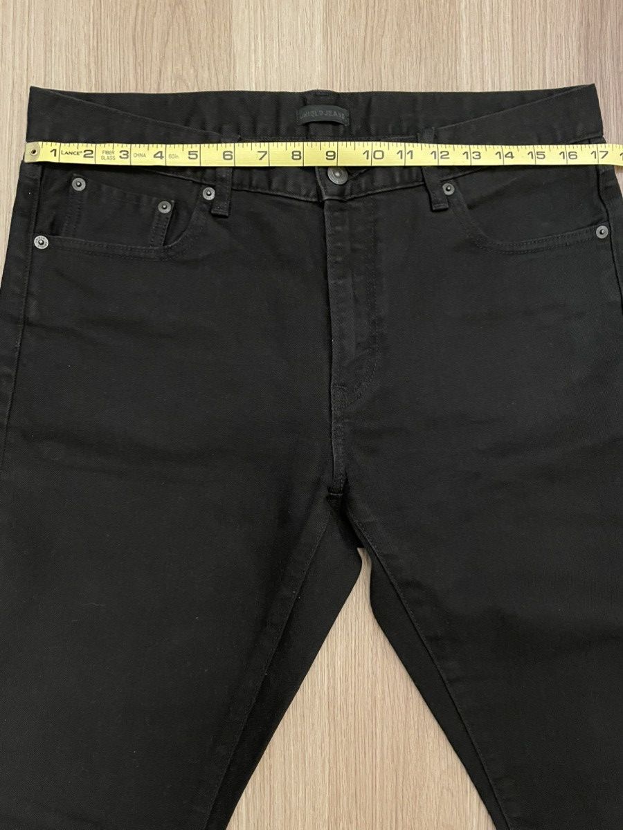Uniqlo Uniqlo Slim Black Jeans Size US 33 - 5 Thumbnail