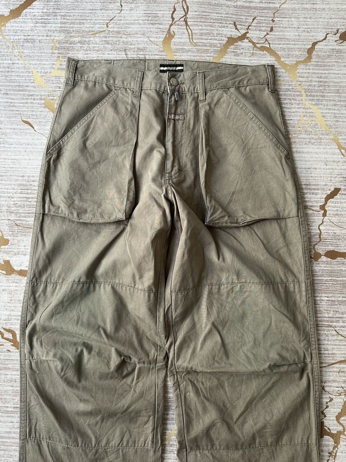 Marithe + Francois Girbaud Vintage Marithe Francois Girbaud (MFG) Fatigue Faded Pant Size US 32 / EU 48 - 5 Thumbnail