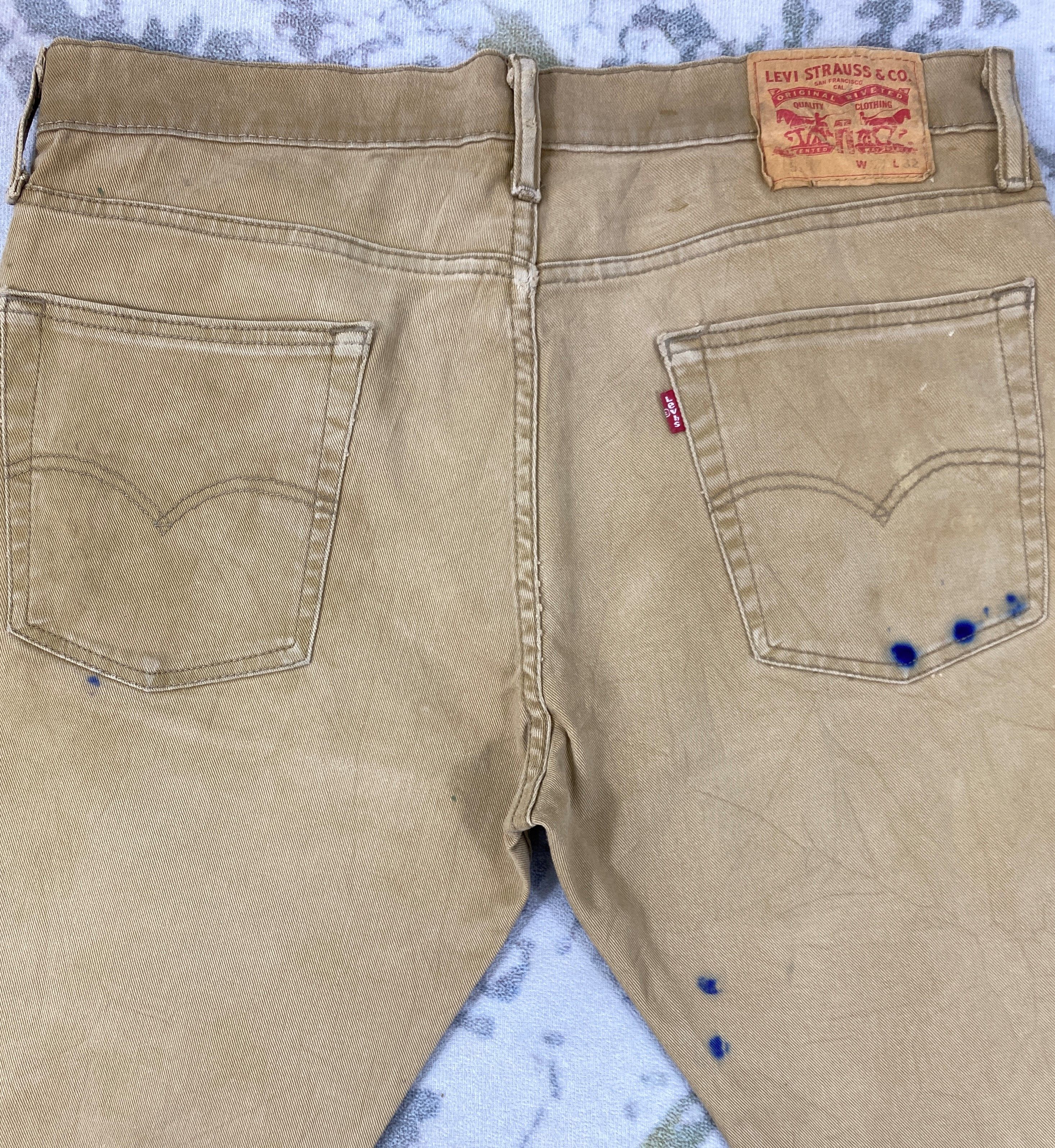 Levi's Brown Vintage Levi's 513 Jeans 36x31 Denim -JN1985 Size US 36 / EU 52 - 4 Thumbnail
