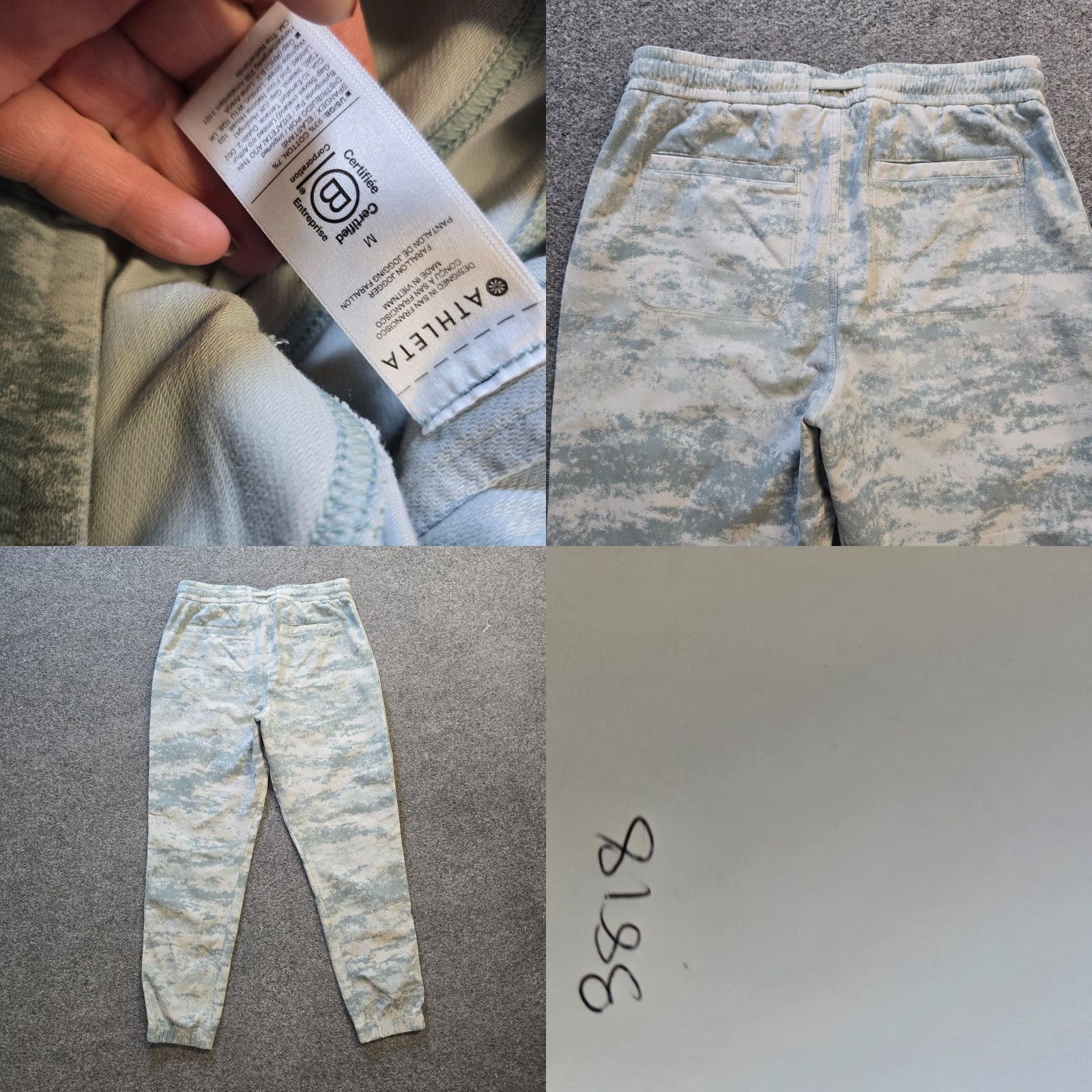Athleta Athleta Pants Womens Medium Blue Farallon Jogger Pull On Spandex Lounge Comfort Size 32" / US 10 / IT 46 - 8 Thumbnail