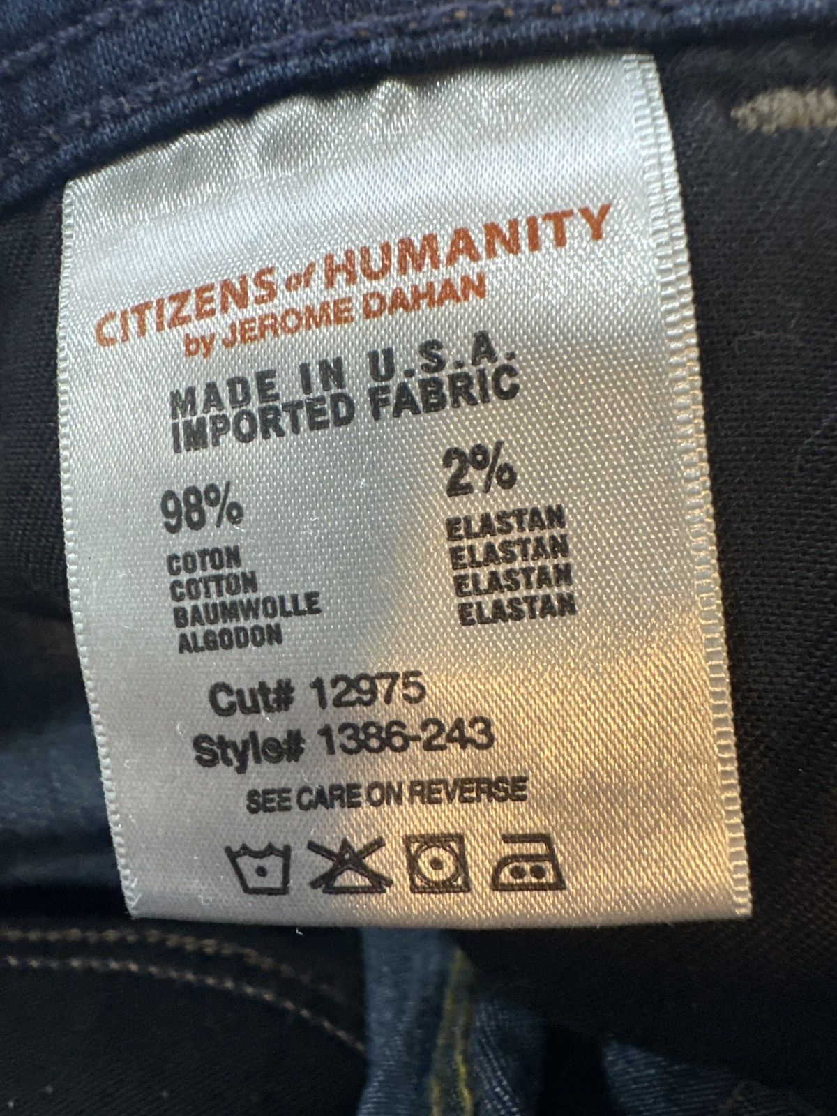 Citizens Of Humanity Citizens of Humanity Dani Cropped Straight Leg Jeans Size 30" / US 8 / IT 44 - 11 Thumbnail