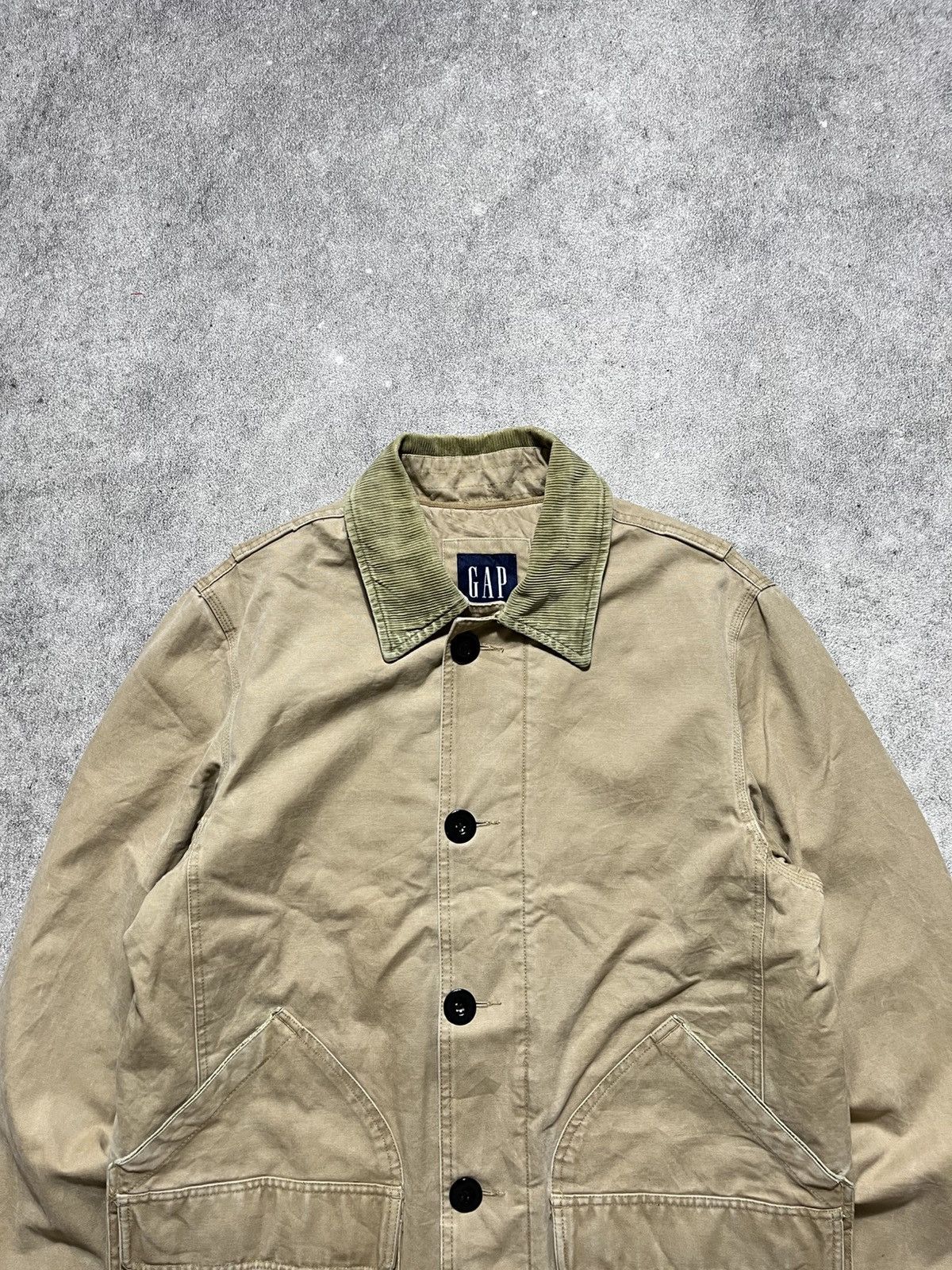 Gap Vintage GAP Duck Canvas Chore Jacket Size US S / EU 44-46 / 1 - 5 Thumbnail