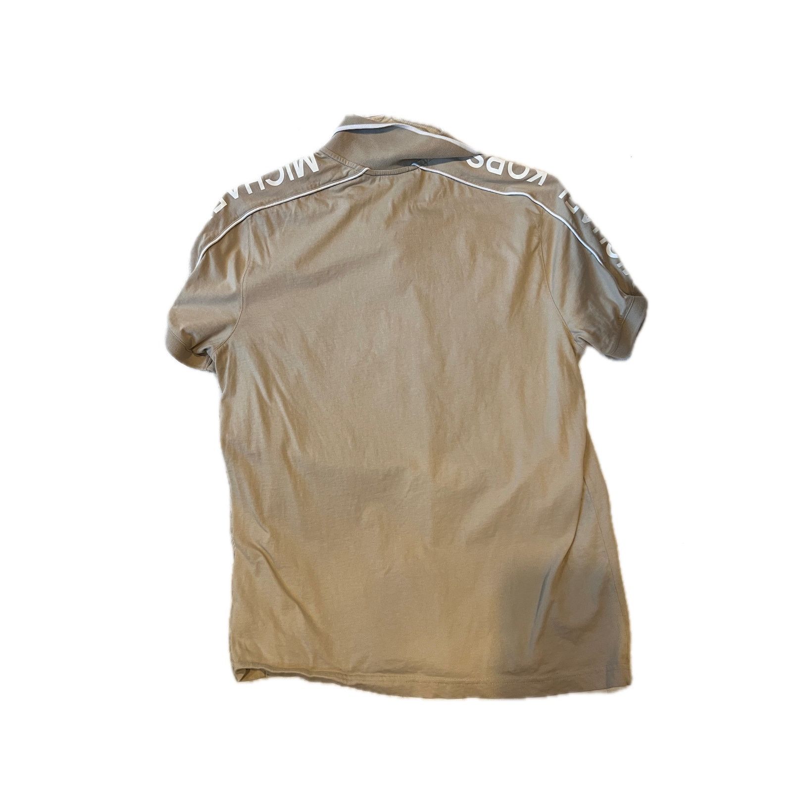 Michael Kors Michael Kors Beige Polo Shirt Mens M Size US M / EU 48-50 / 2 - 2 Thumbnail