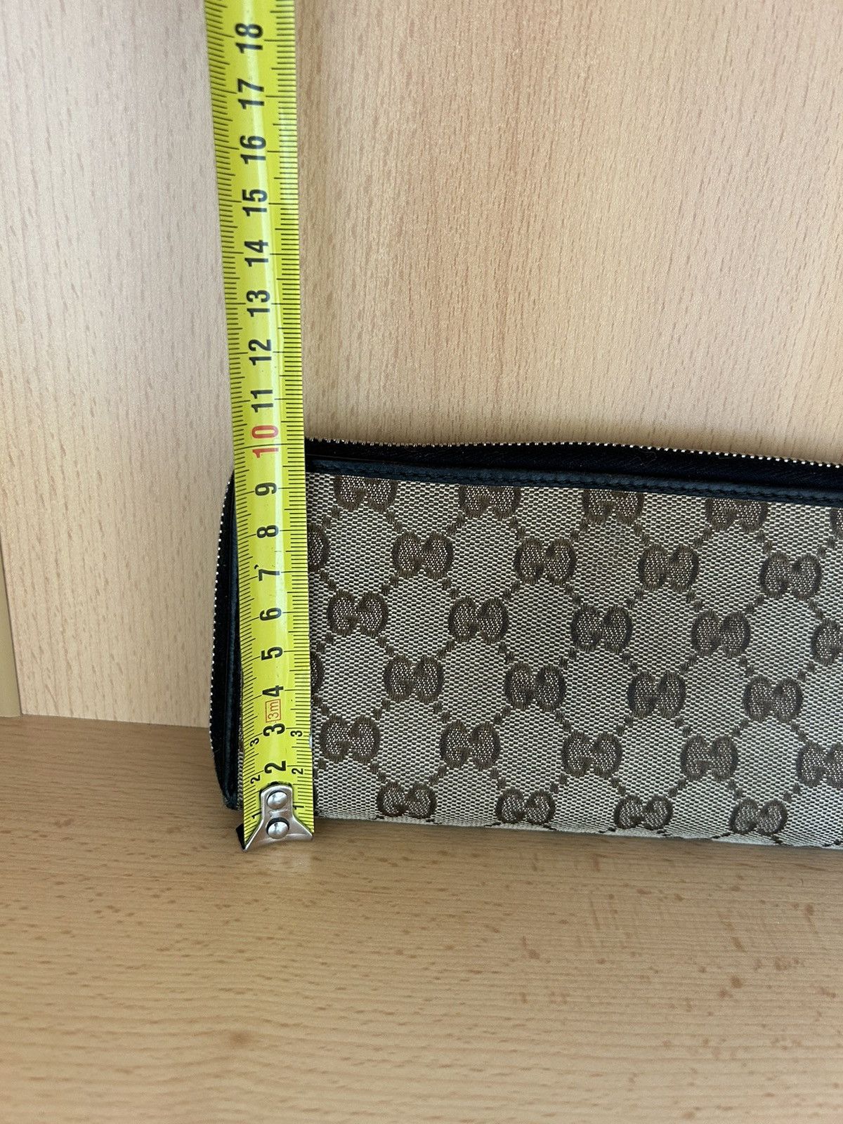 Gucci GUCCI GG Monogram Beige Wallet Checkbook Size ONE SIZE - 12 Thumbnail