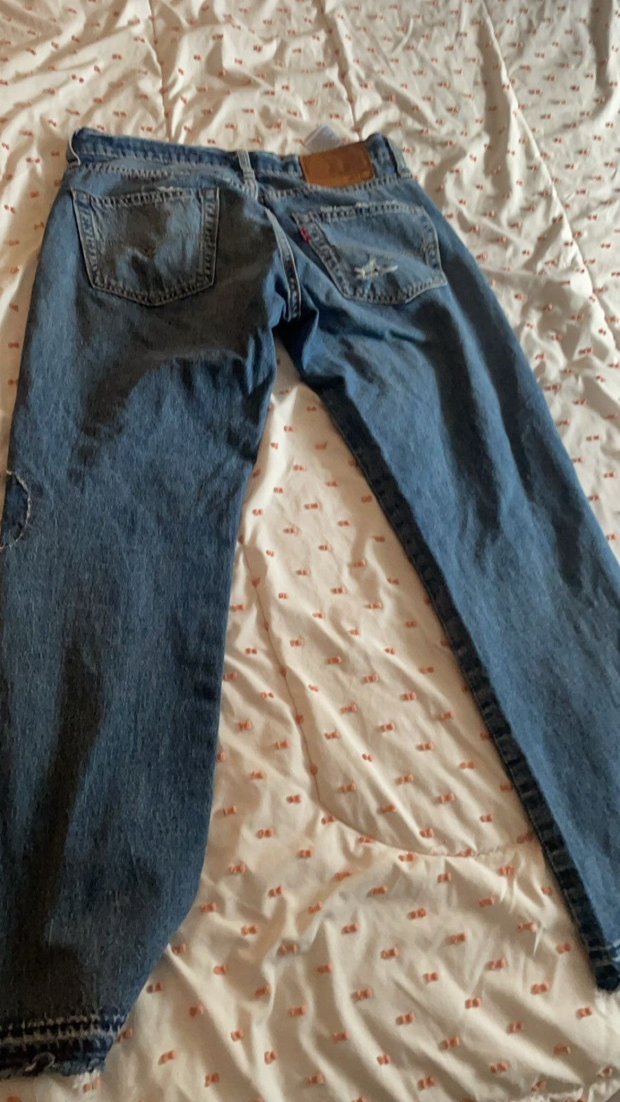Levi's × Vintage Patchwork grunge vintage Levi’s Size 29" - 2 Thumbnail