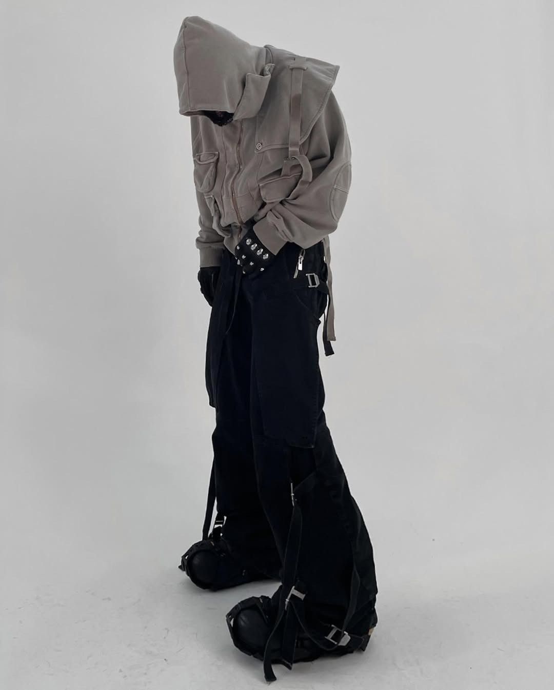 SHINE LUXURY Shine Luxury “SANGUINE” Layered Navigator Zipper Hoodie Size US S / EU 44-46 / 1 - 3 Thumbnail