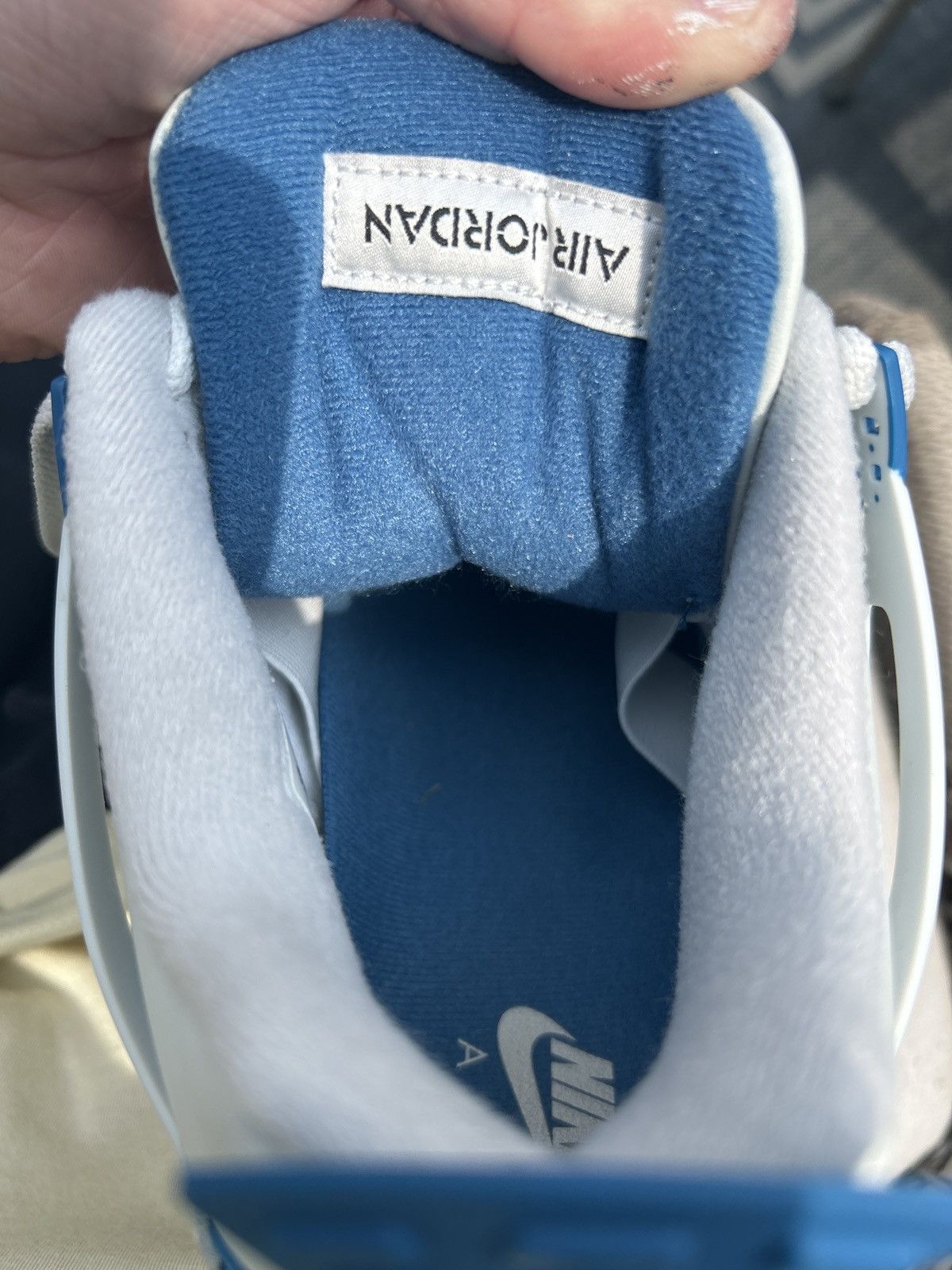 Jordan Brand × Nike Jordan 4 Military Blue WORN ONCE/LIKE NEW Size US 11 / EU 44 - 9 Thumbnail