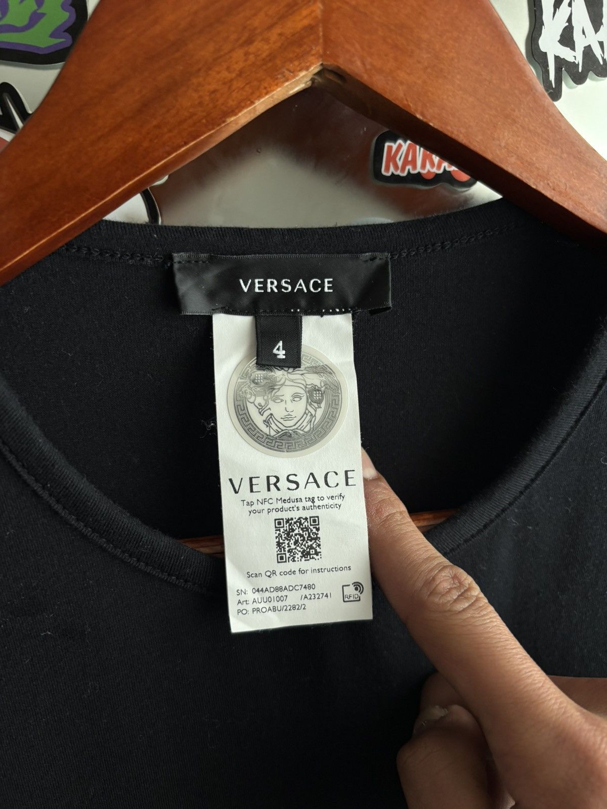 Versace Versace medusa Logo long Sleeve Size US S / EU 44-46 / 1 - 3 Thumbnail