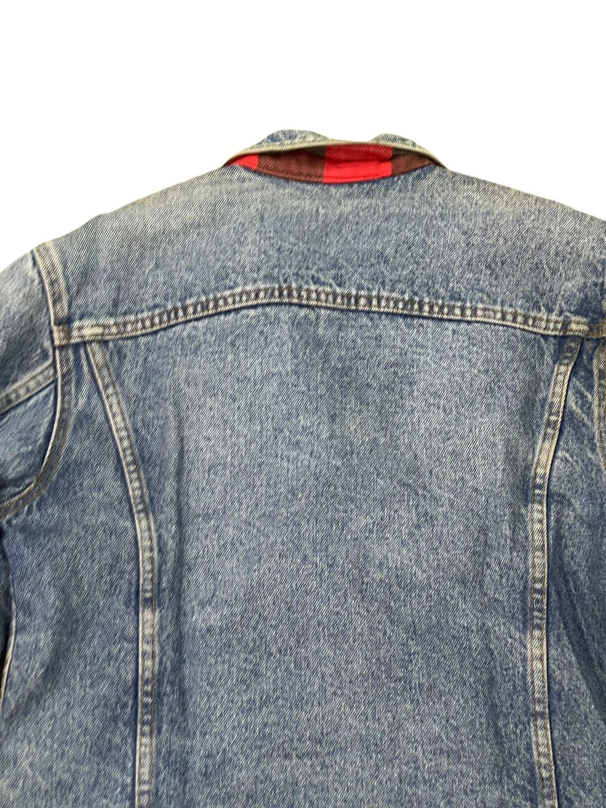 Levi's Vintage Clothing Vtg 1987 Levi’s Denim Trucker Jacket Flannel Lining 6🟩0 Size US S / EU 44-46 / 1 - 13 Thumbnail
