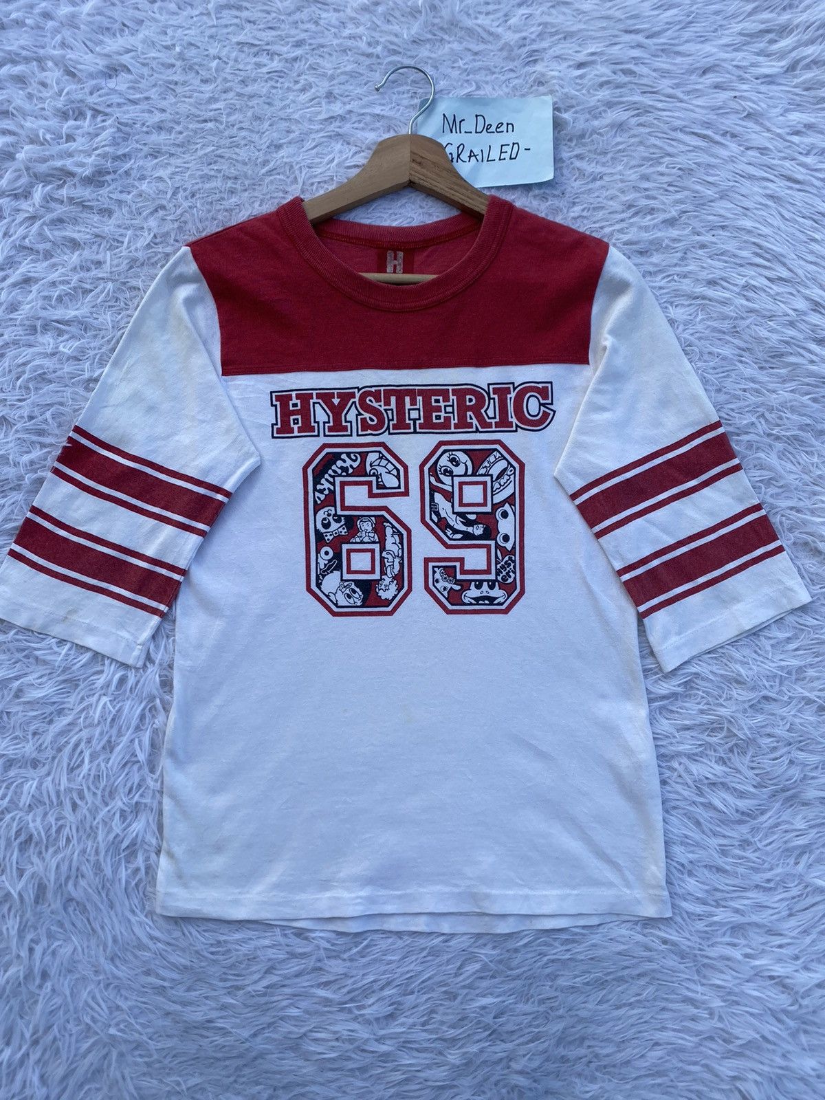 Hysteric Glamour Vintage Hysteric Glamour 69 Three Quarter T-shirt Size US S / EU 44-46 / 1 - 5 Thumbnail