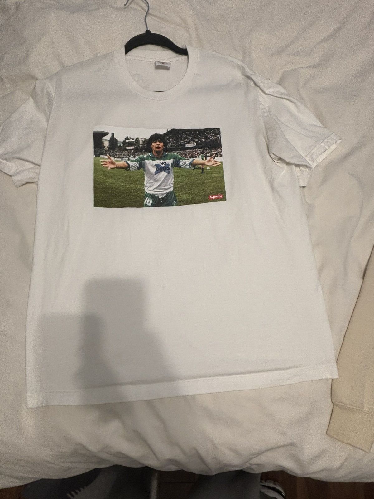 Supreme Maradona Tee White | Grailed