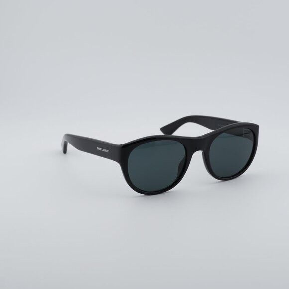 Saint Laurent Paris Saint Laurent SL 798 MAXIME 001 Sunglasses Black Oval Frame Size ONE SIZE - 5 Thumbnail