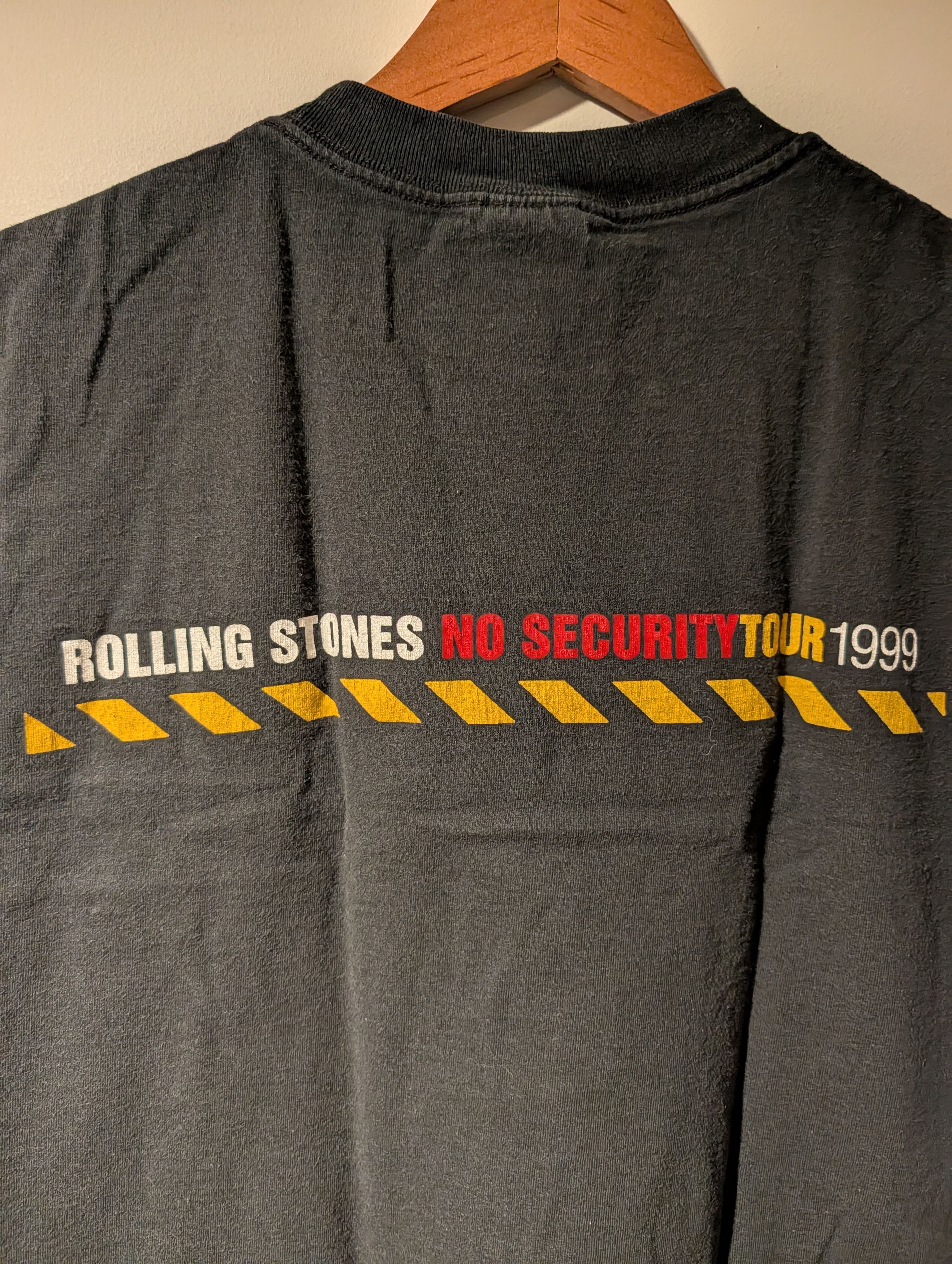 Band Tees Vintage 1999 Rolling Stones No Security Shirt Sleeveless Size US L / EU 52-54 / 3 - 5 Thumbnail
