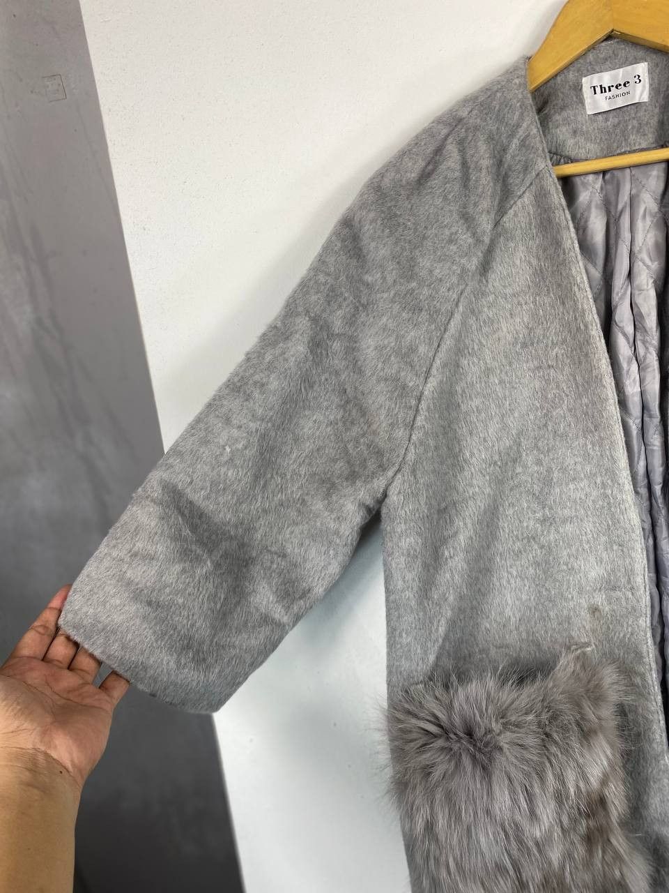 Japanese Brand japanese brand faux fur cardigan long jacket Size L / US 10 / IT 46 - 4 Thumbnail