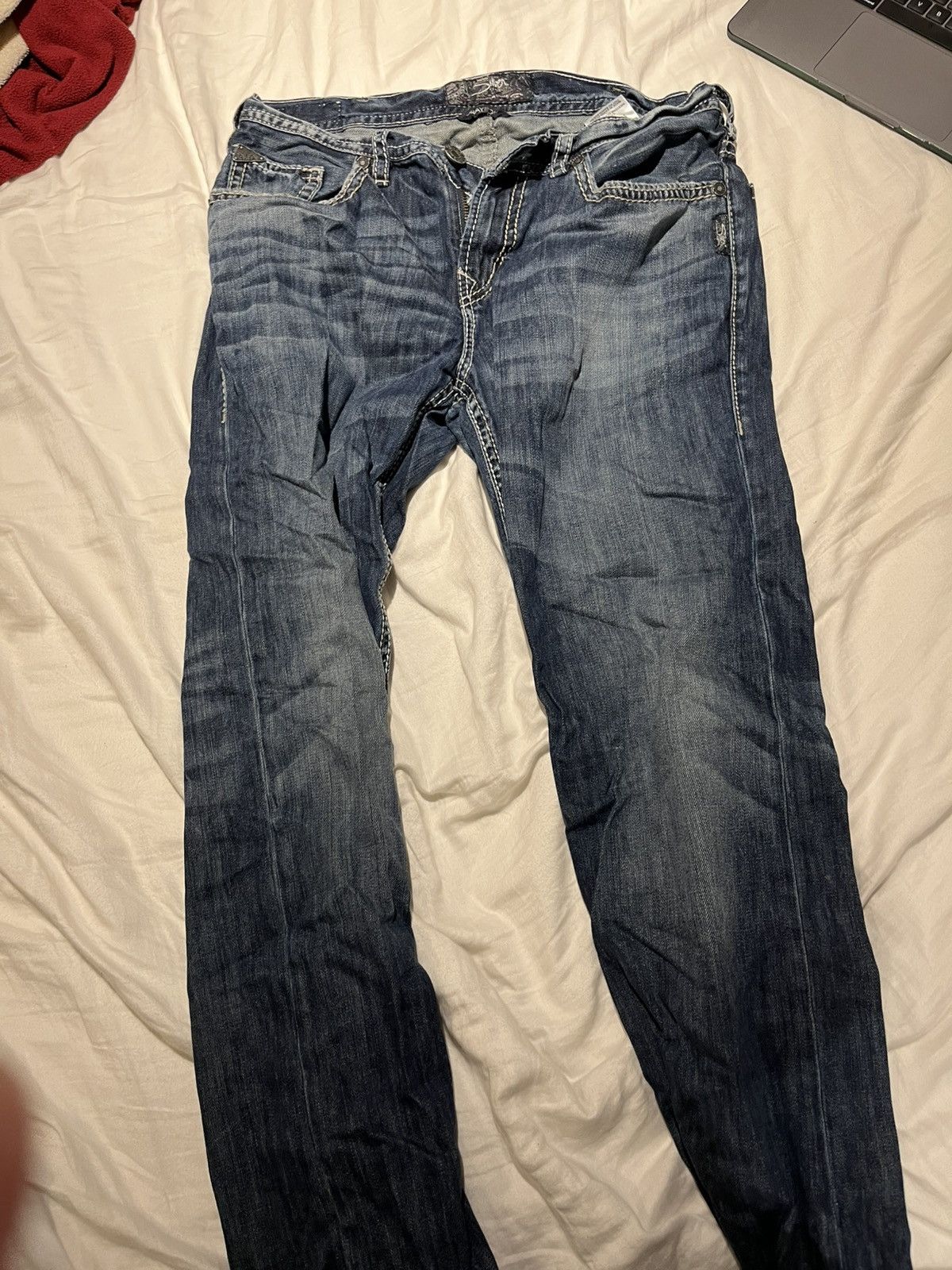 Silver Jeans Co. Silver Jeans co. Blue Jeans 33x34 Size US 33 - 1 Thumbnail