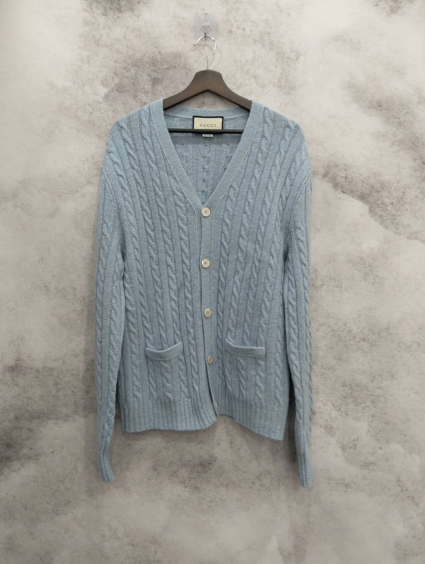 Gucci Gucci Knit Blue Sweater XXL Women Size XXL / US 16-18 / IT 52-54 - 1 Thumbnail