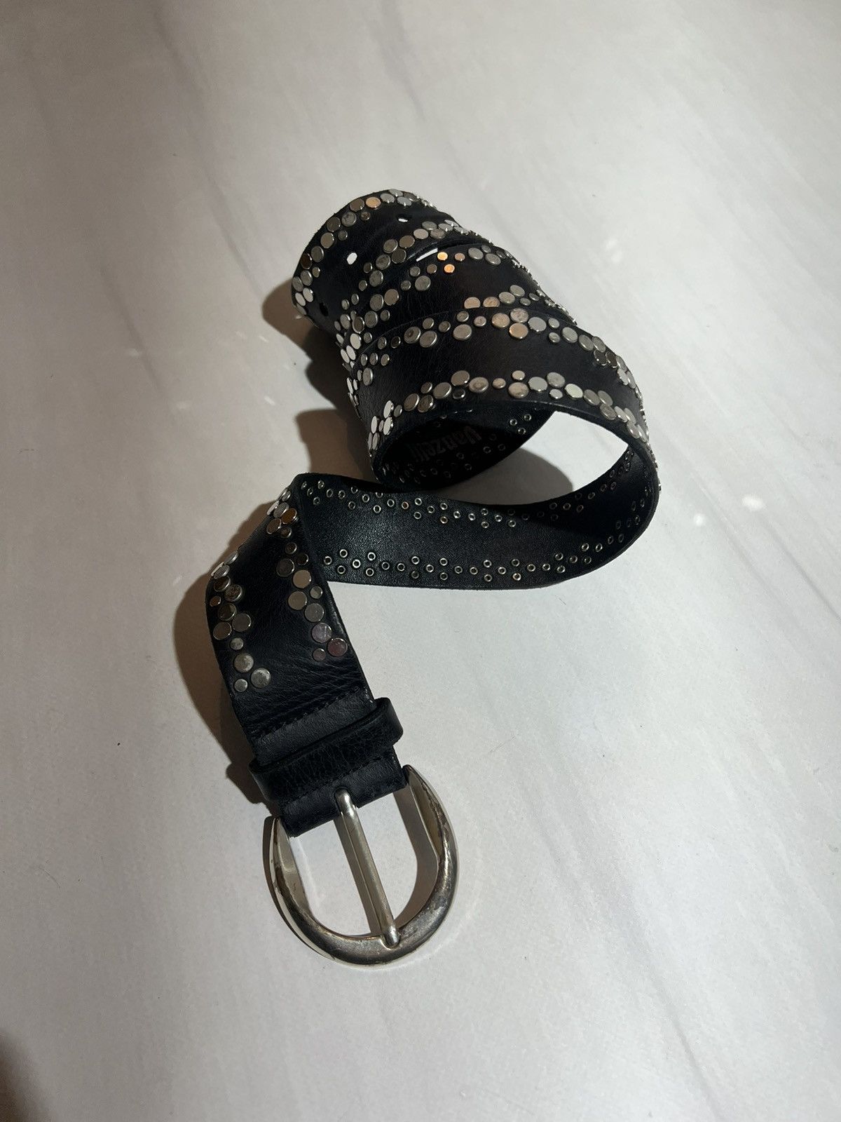 Hysteric Glamour × If Six Was Nine × Vintage Y2K Vintage Leather Belt BB Simon Style Size ONE SIZE - 4 Thumbnail